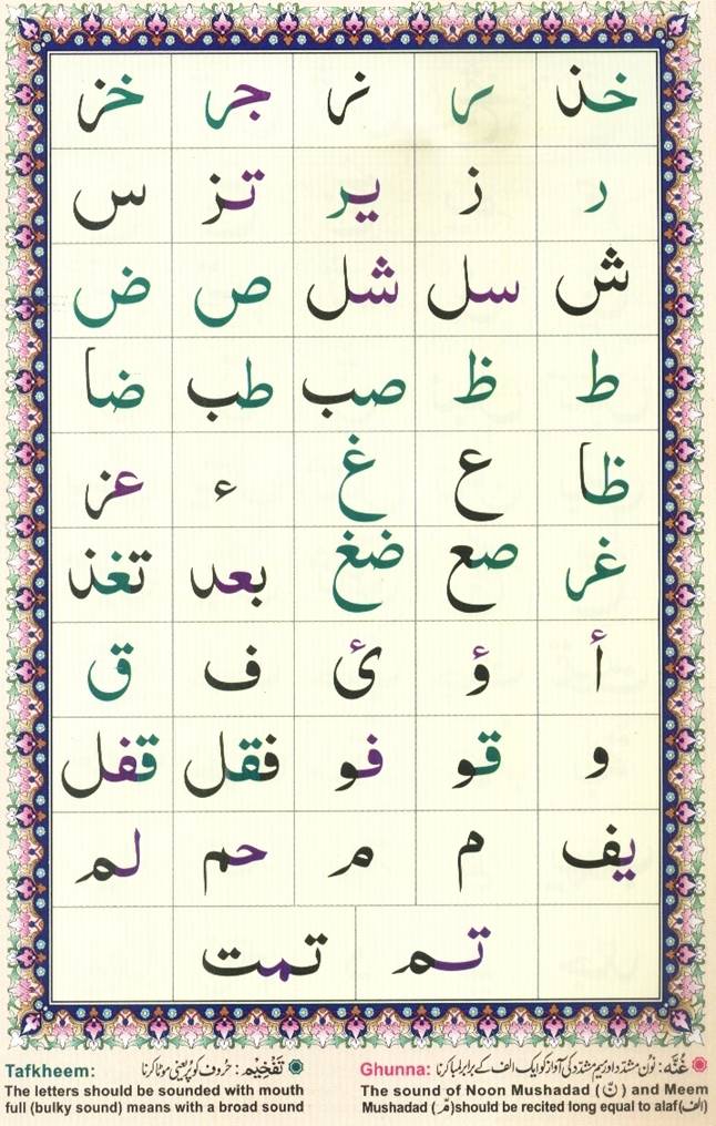 Urdu Qaida Page 4