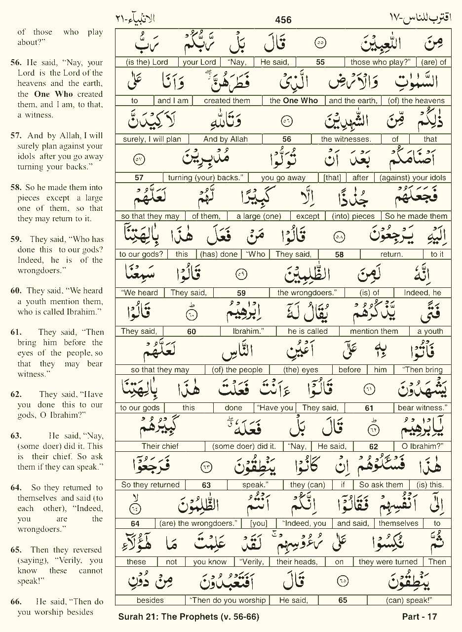 Quran English Parah 17 Page 8