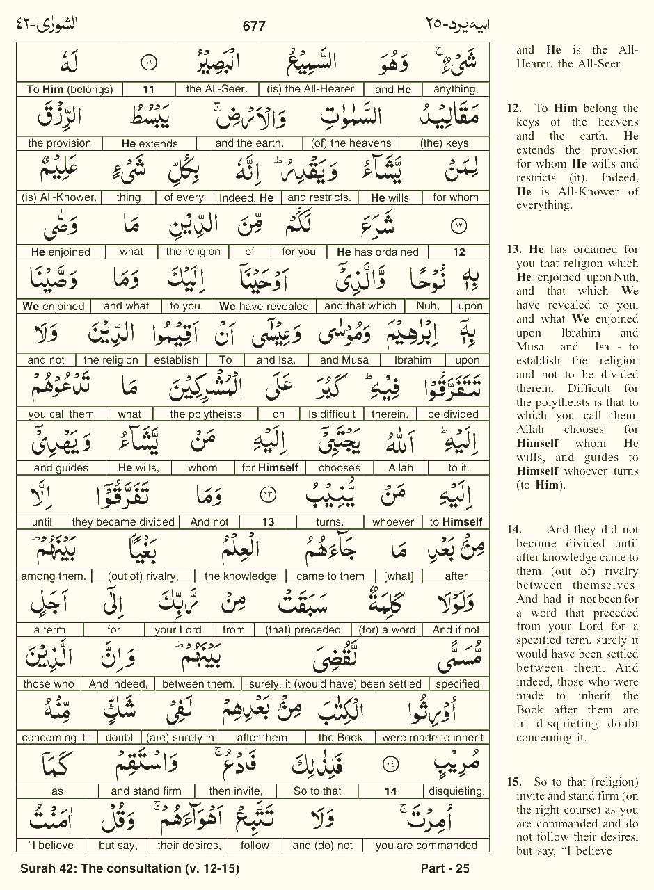 Quran English Parah 25 Page 4