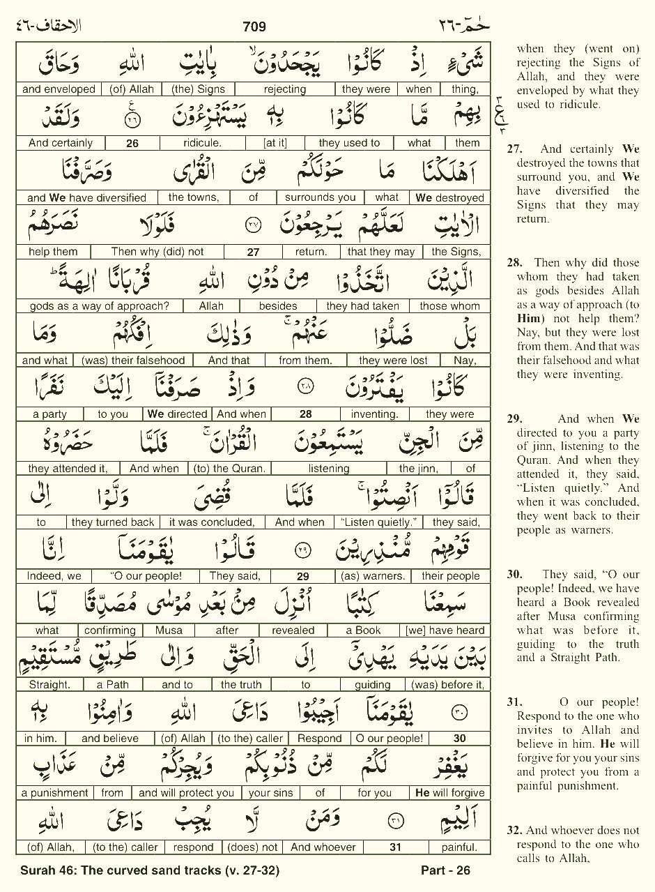 Quran English Parah 26 Page 6