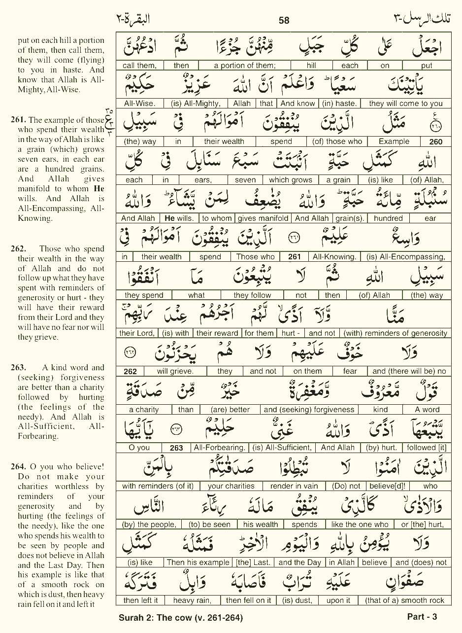 Quran English Parah 3 Page 4