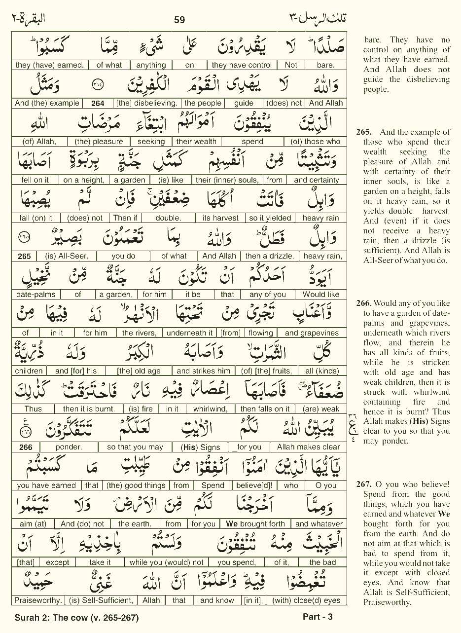 Quran English Parah 3 Page 5