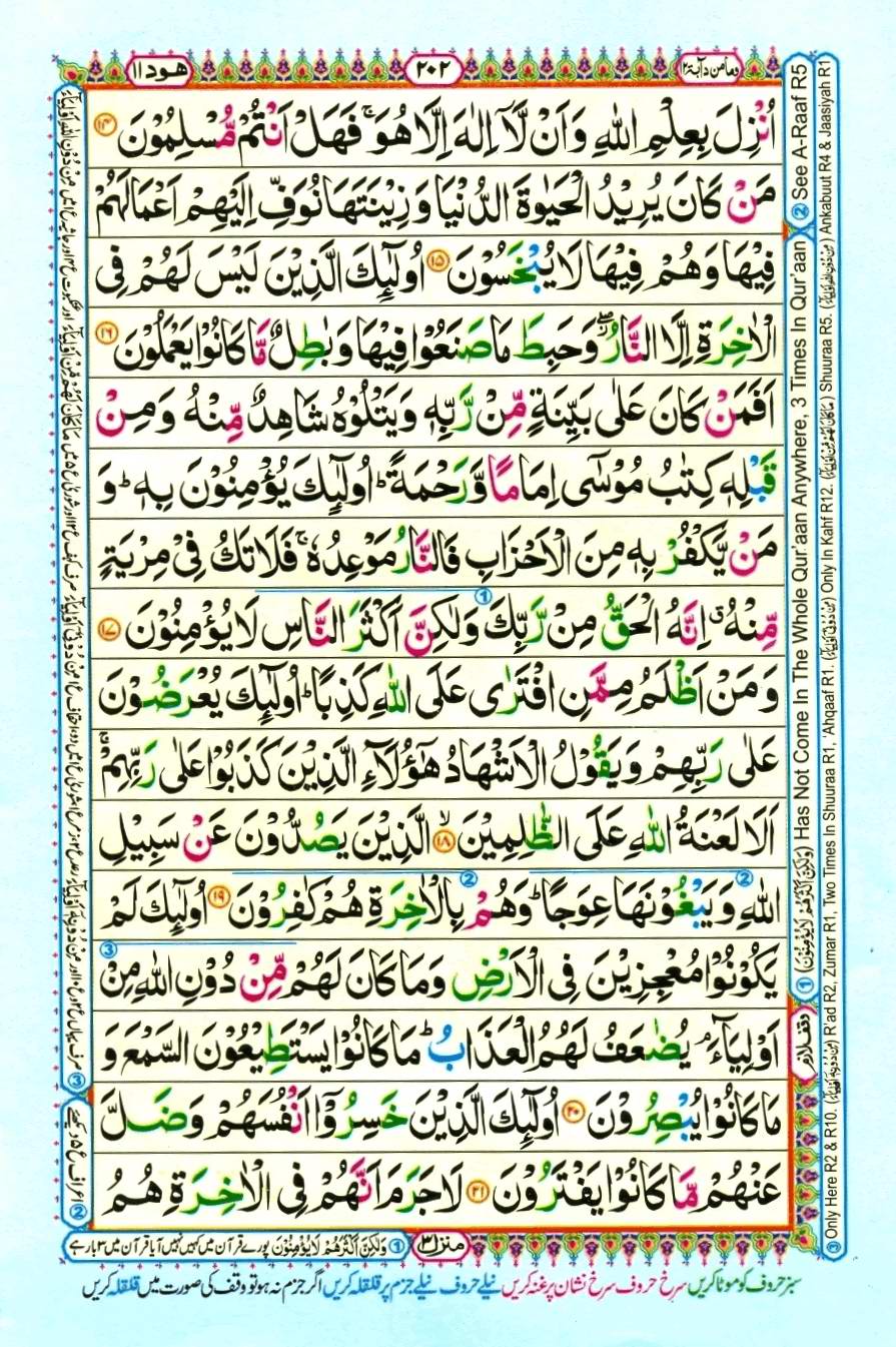 Quran Pak With Tajweed Parah 12 Page 2