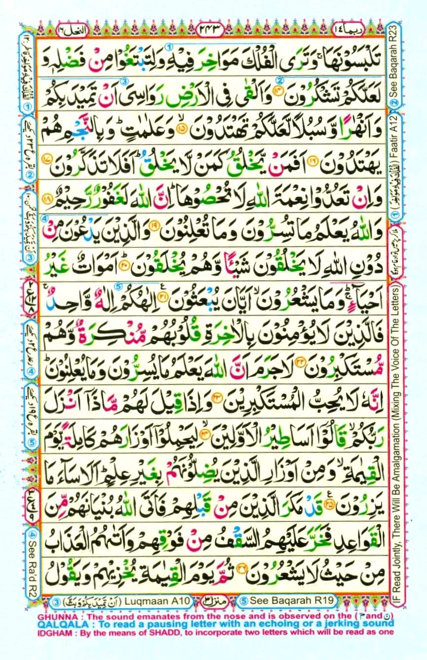 Quran Pak With Tajweed Parah 14 Page 7