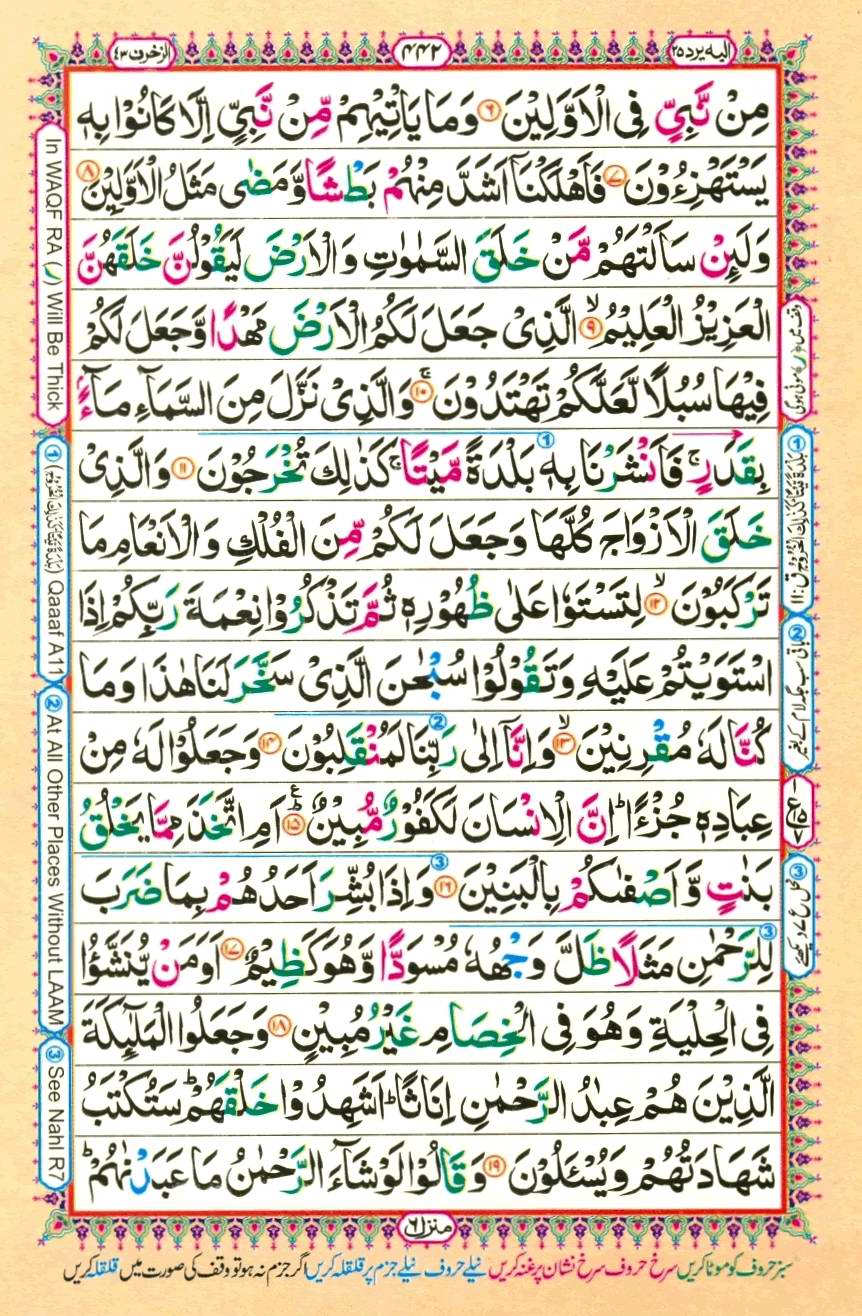 Quran Pak With Tajweed Parah 25 Page 8
