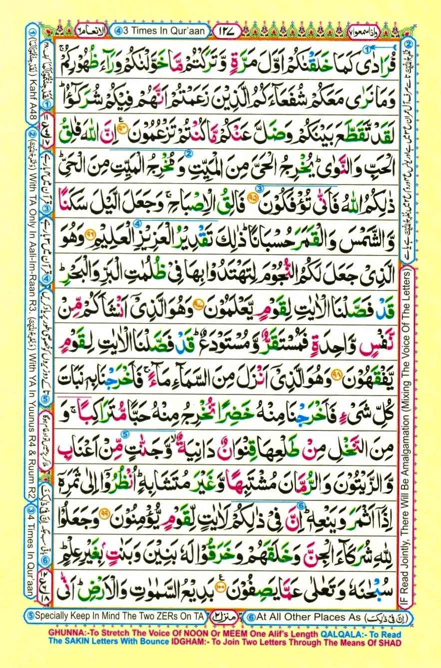 Quran Pak With Tajweed Parah 7 Page 17