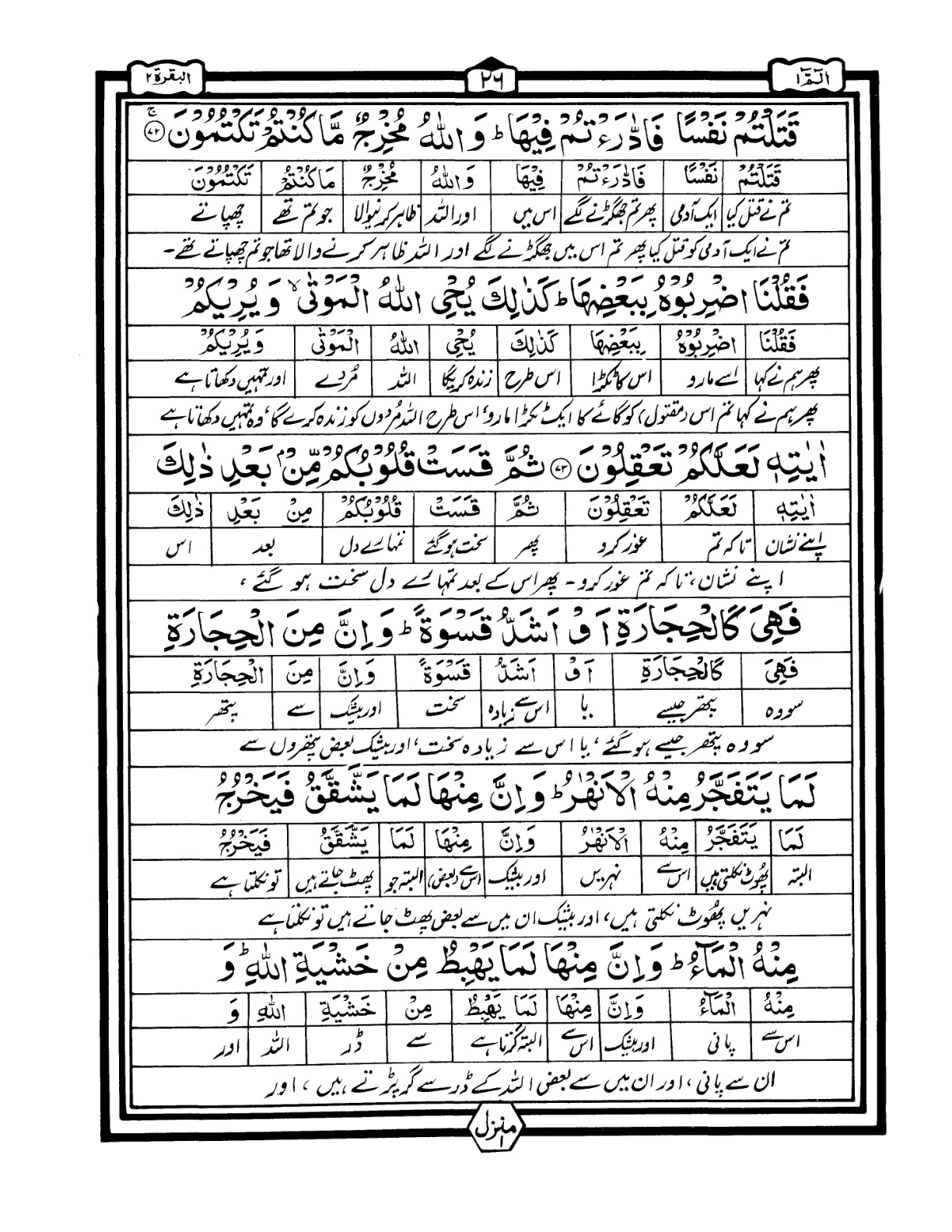 Quran Urdu Parah 1 Page 24