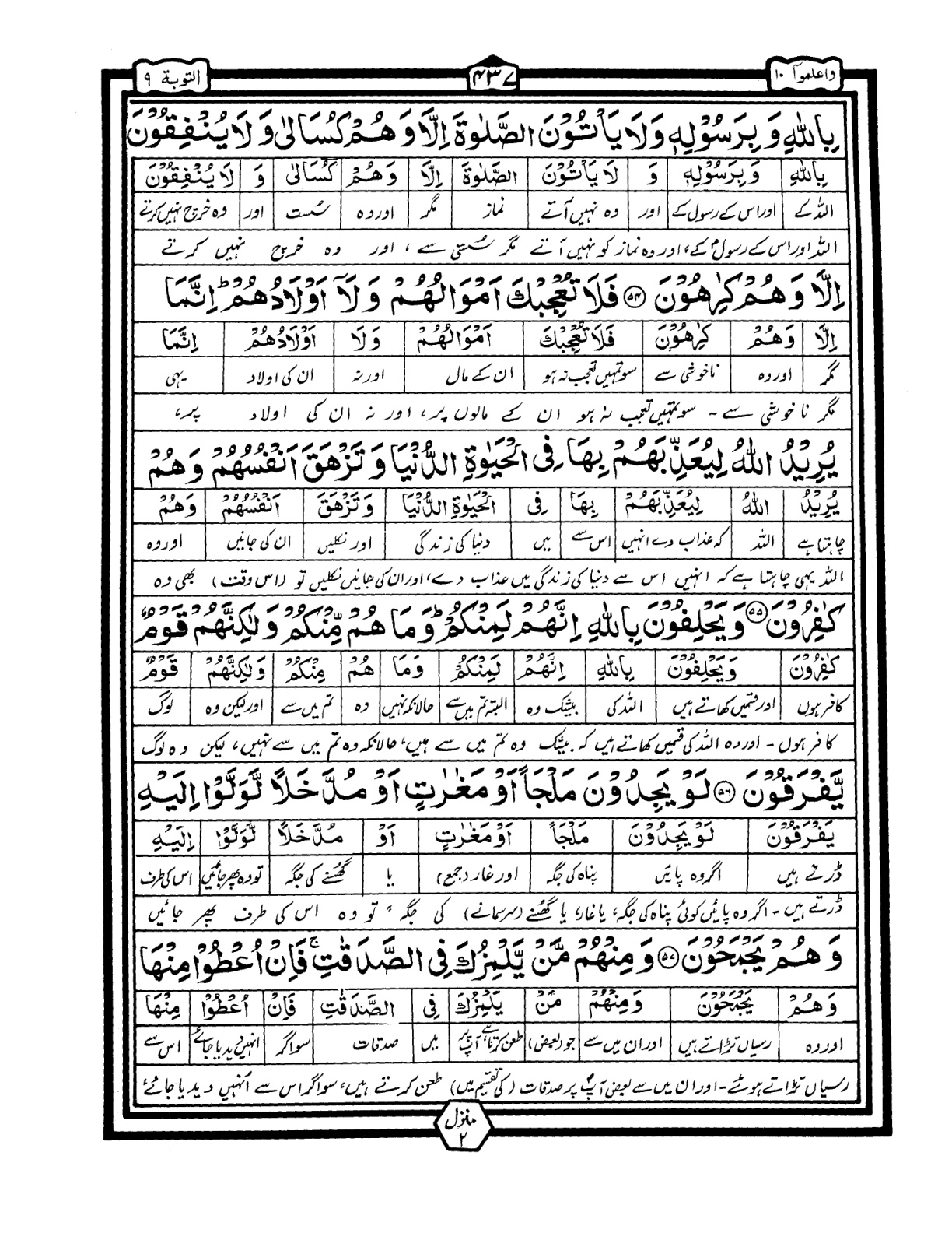 Quran Urdu Parah 10 Page 29