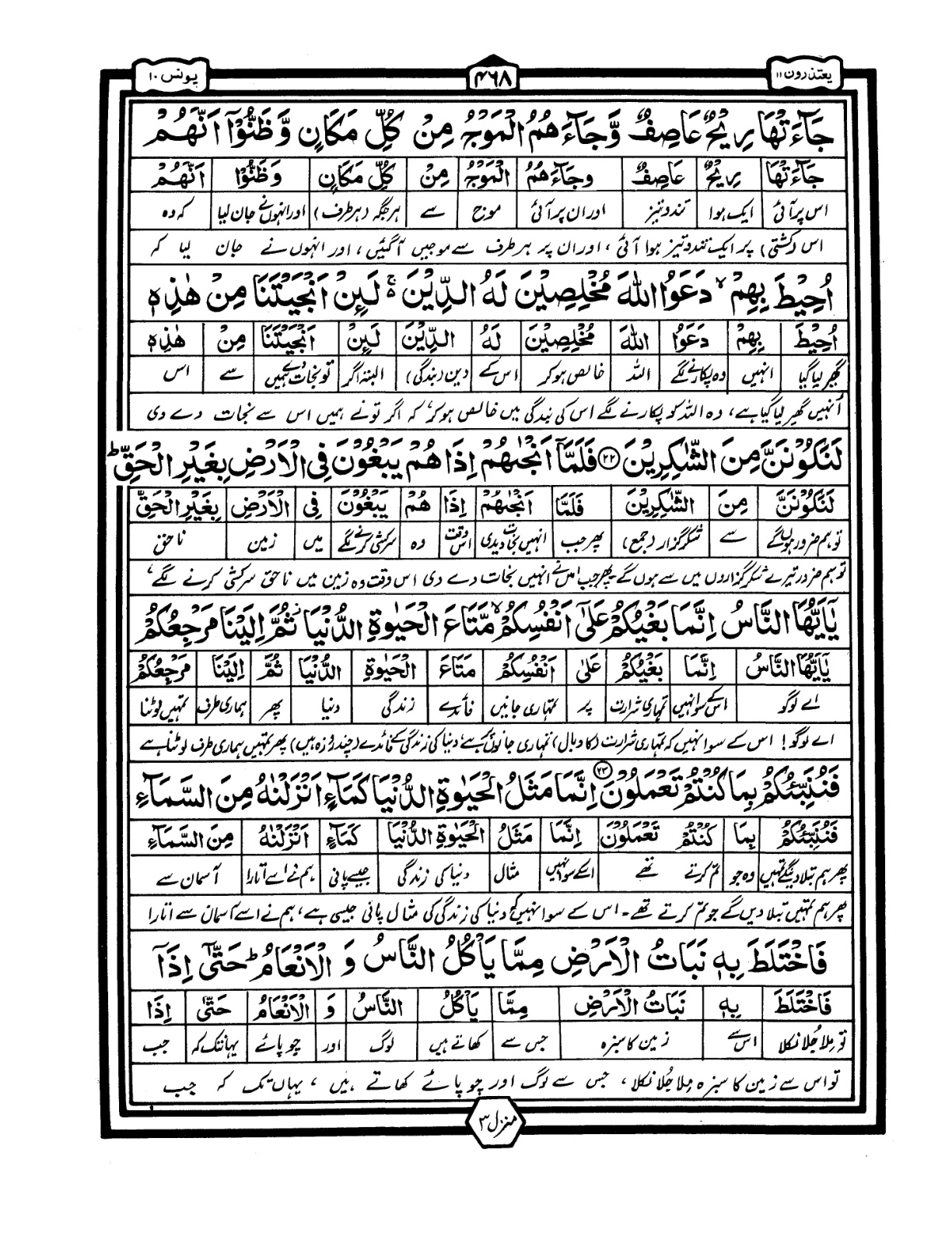 Quran Urdu Parah 11 Page 19