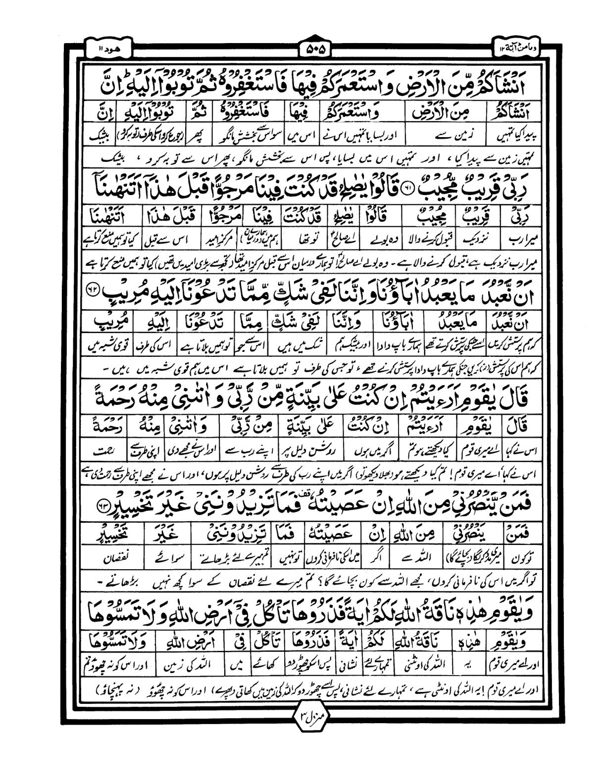 Quran Urdu Parah 12 Page 15
