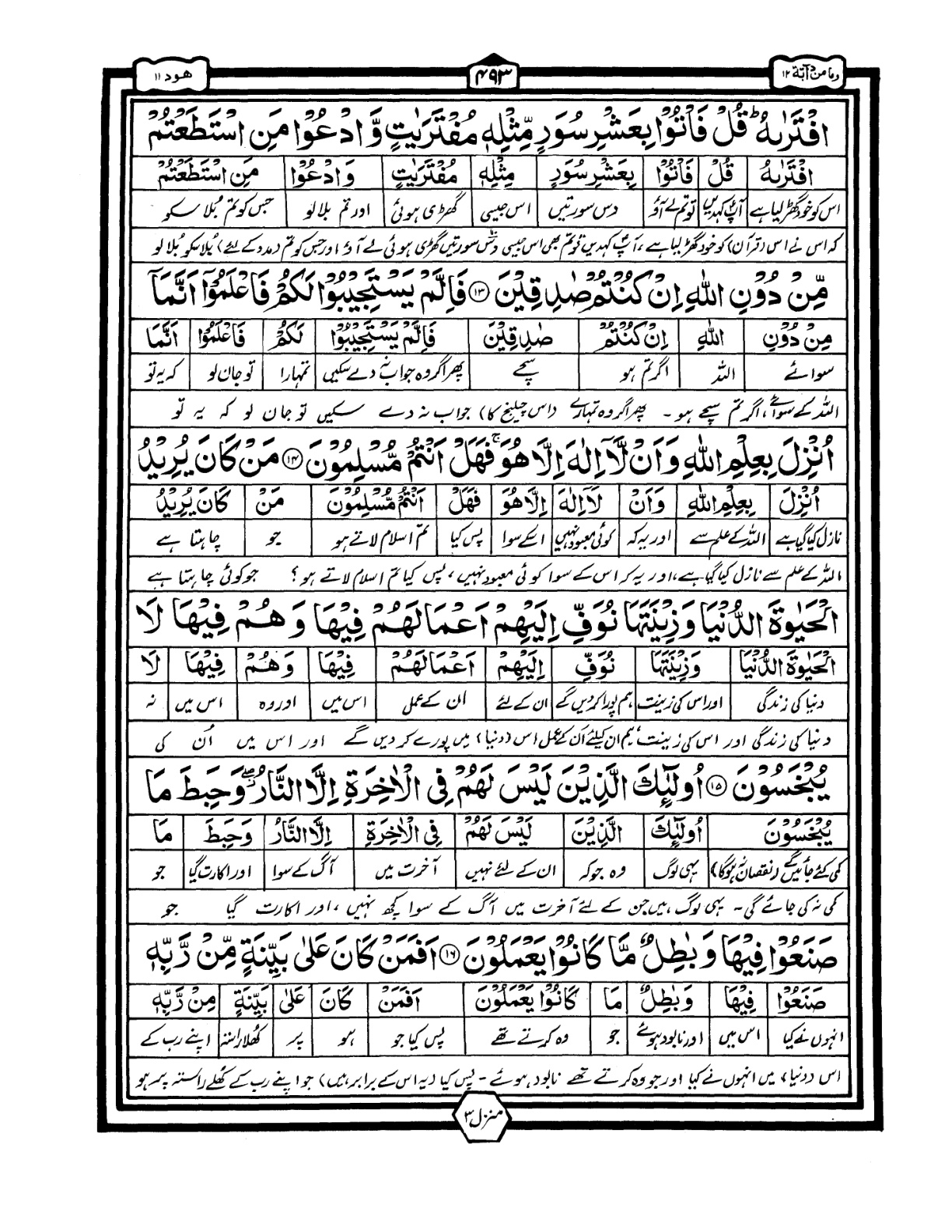 Quran Urdu Parah 12 Page 3