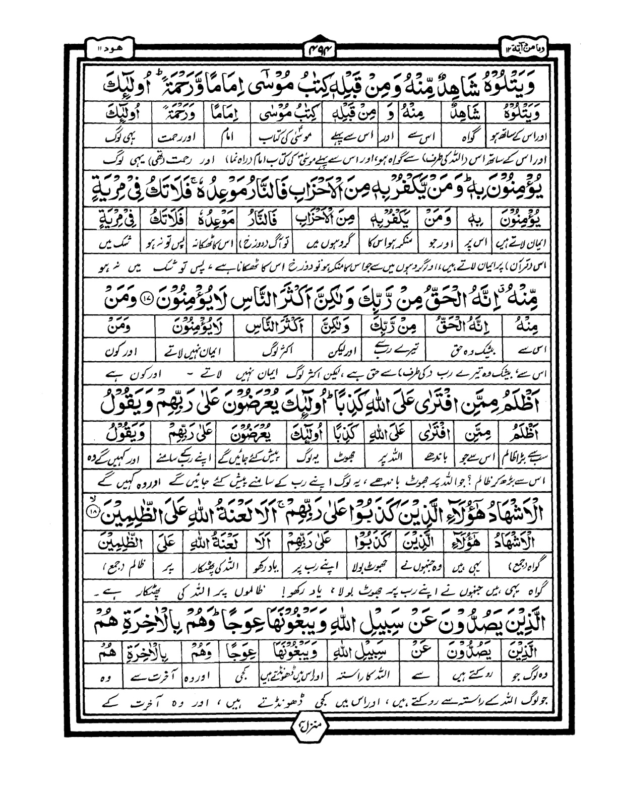 Quran Urdu Parah 12 Page 4