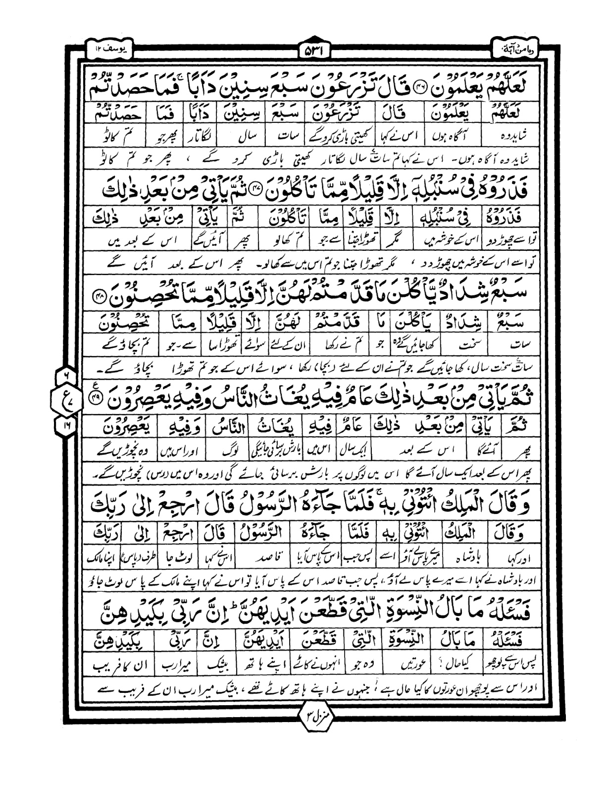 Quran Urdu Parah 12 Page 41