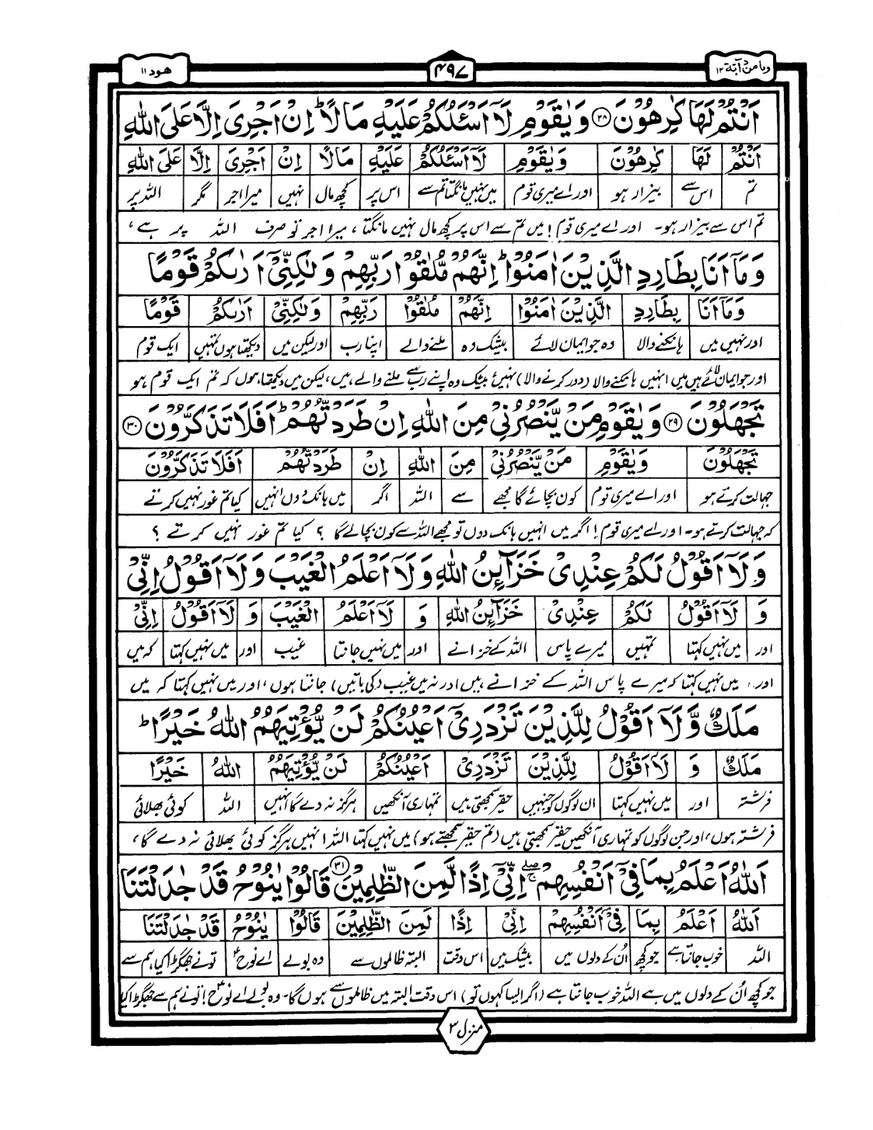 Quran Urdu Parah 12 Page 7