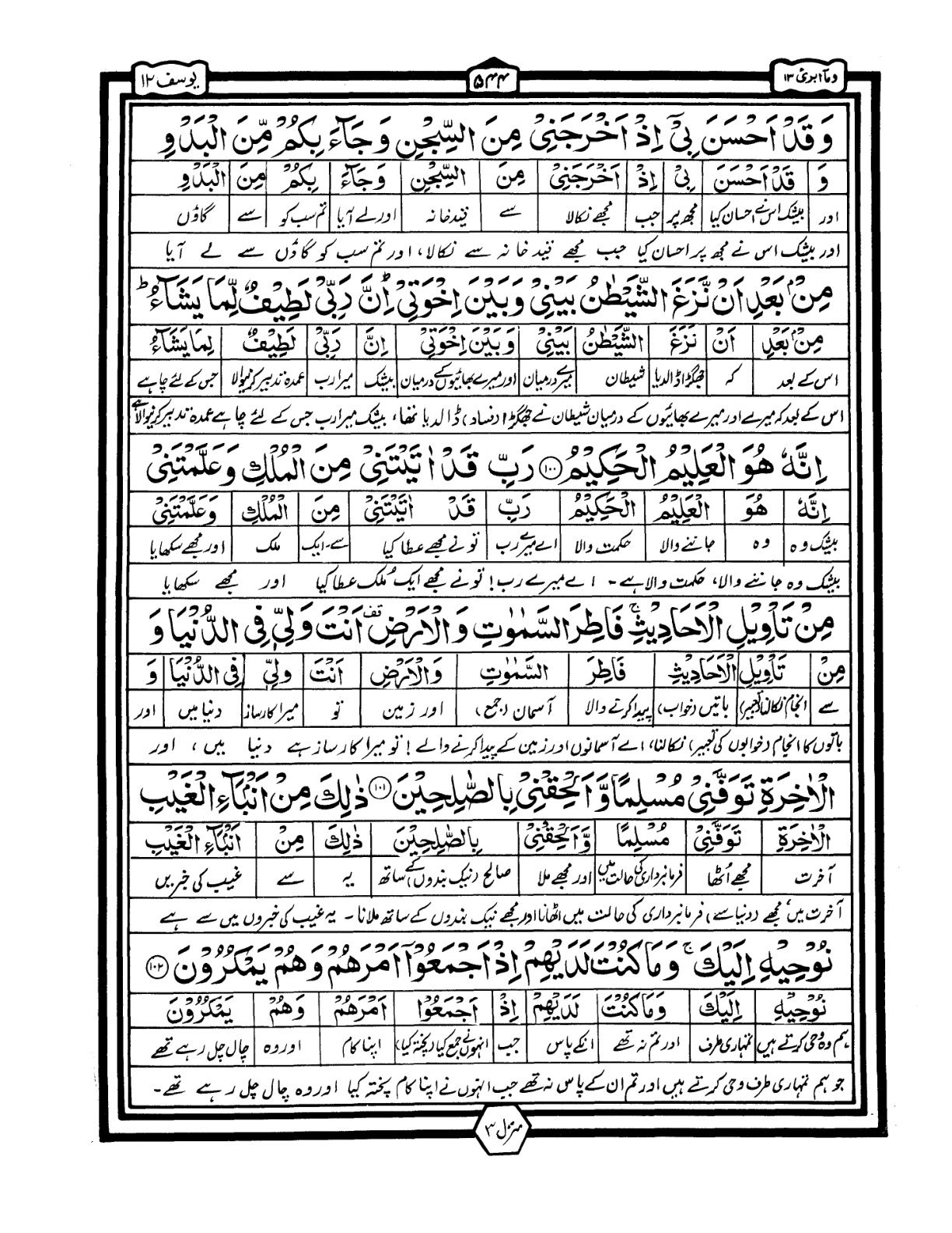 Quran Urdu Parah 13 Page 12