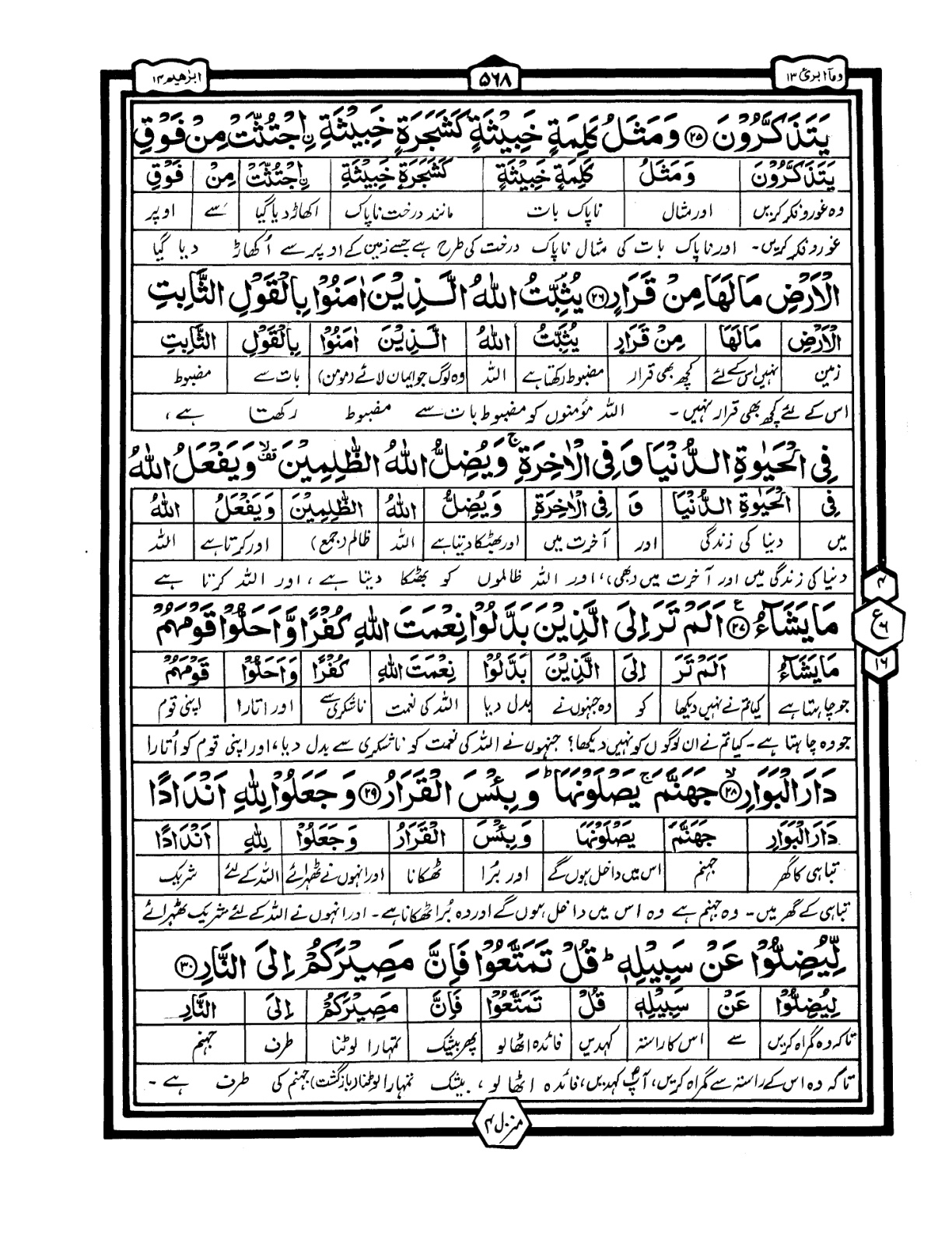 Quran Urdu Parah 13 Page 36