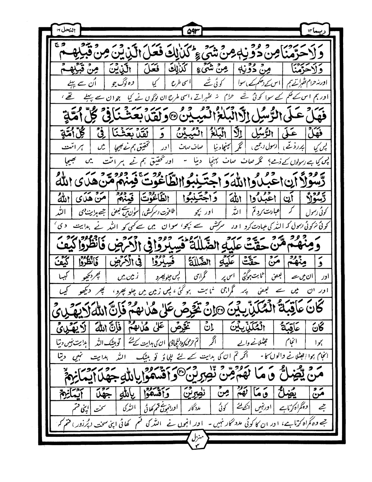 Quran Urdu Parah 14 Page 19