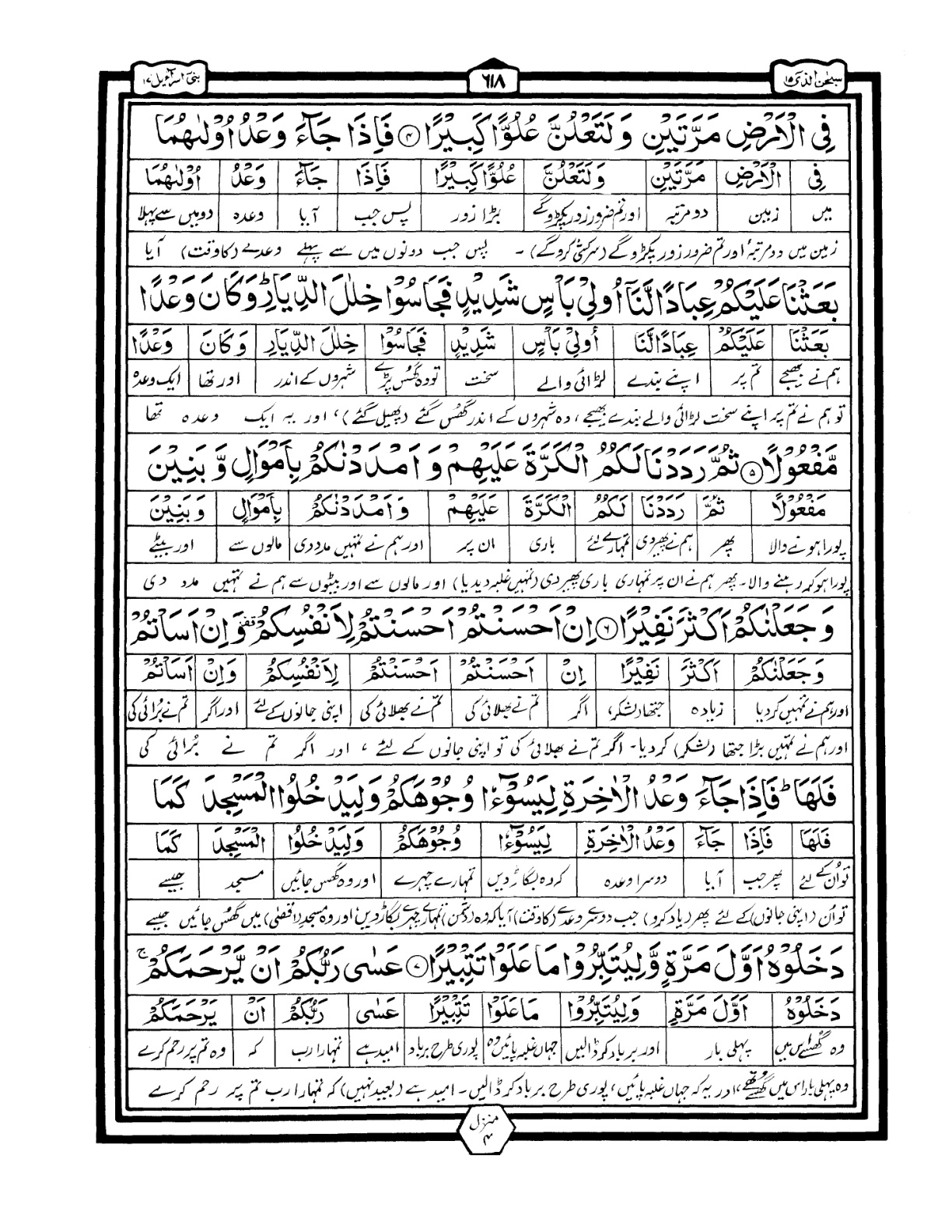 Quran Urdu Parah 15 Page 2