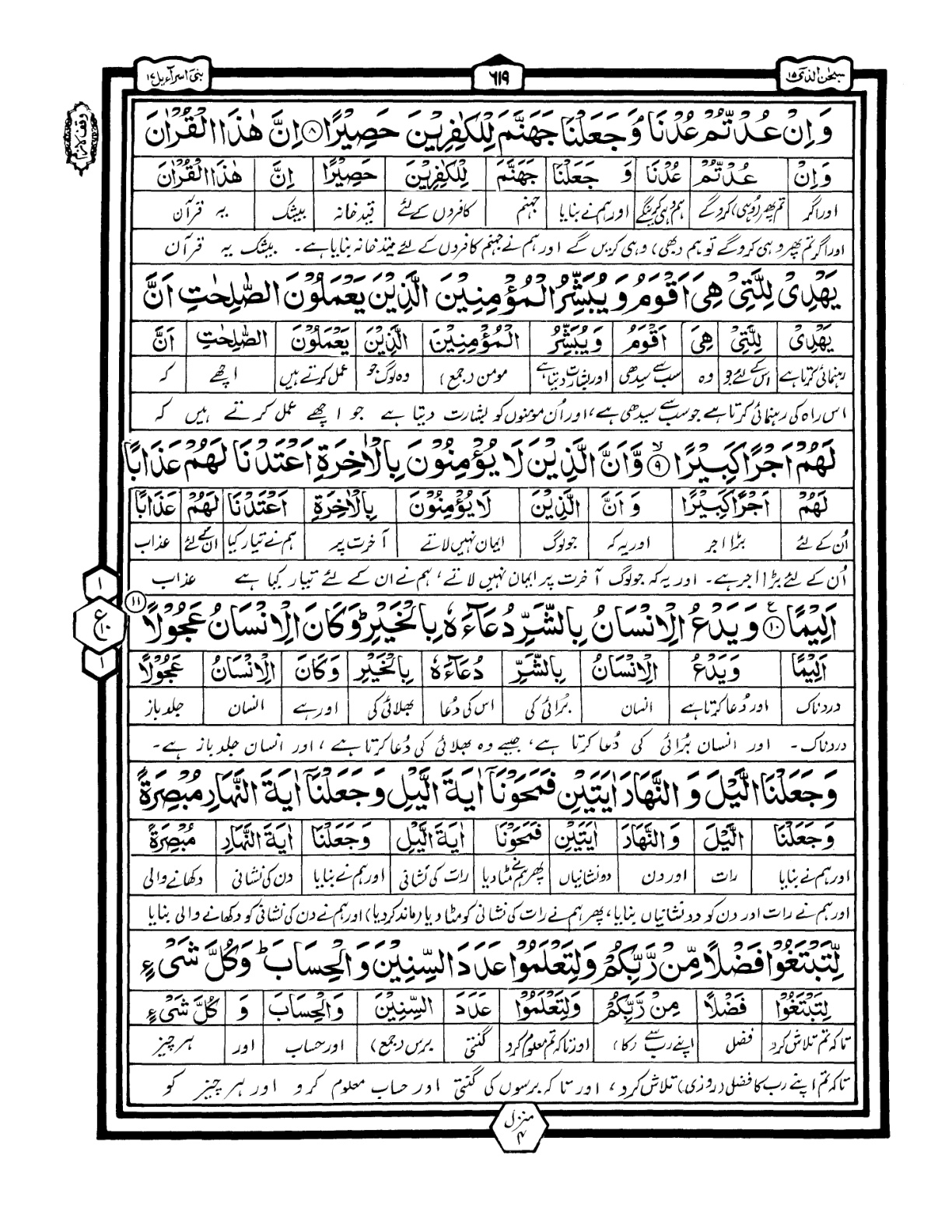 Quran Urdu Parah 15 Page 3