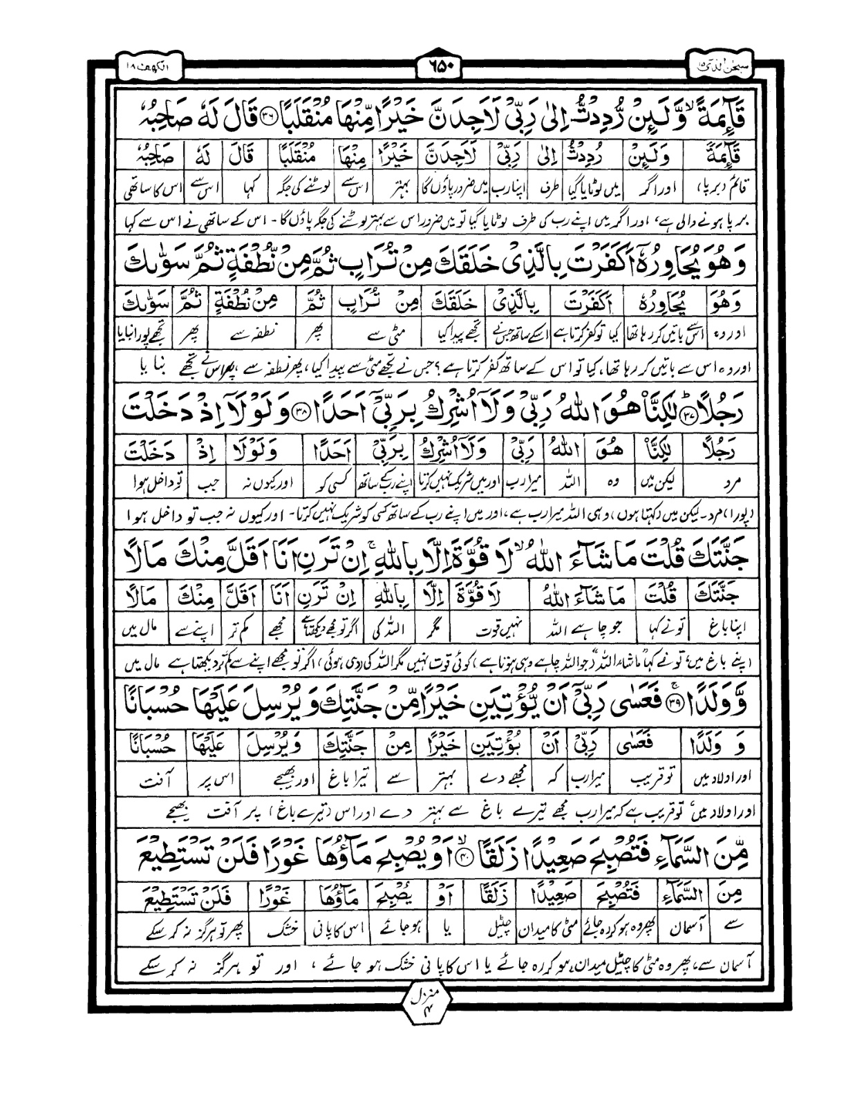 Quran Urdu Parah 15 Page 34