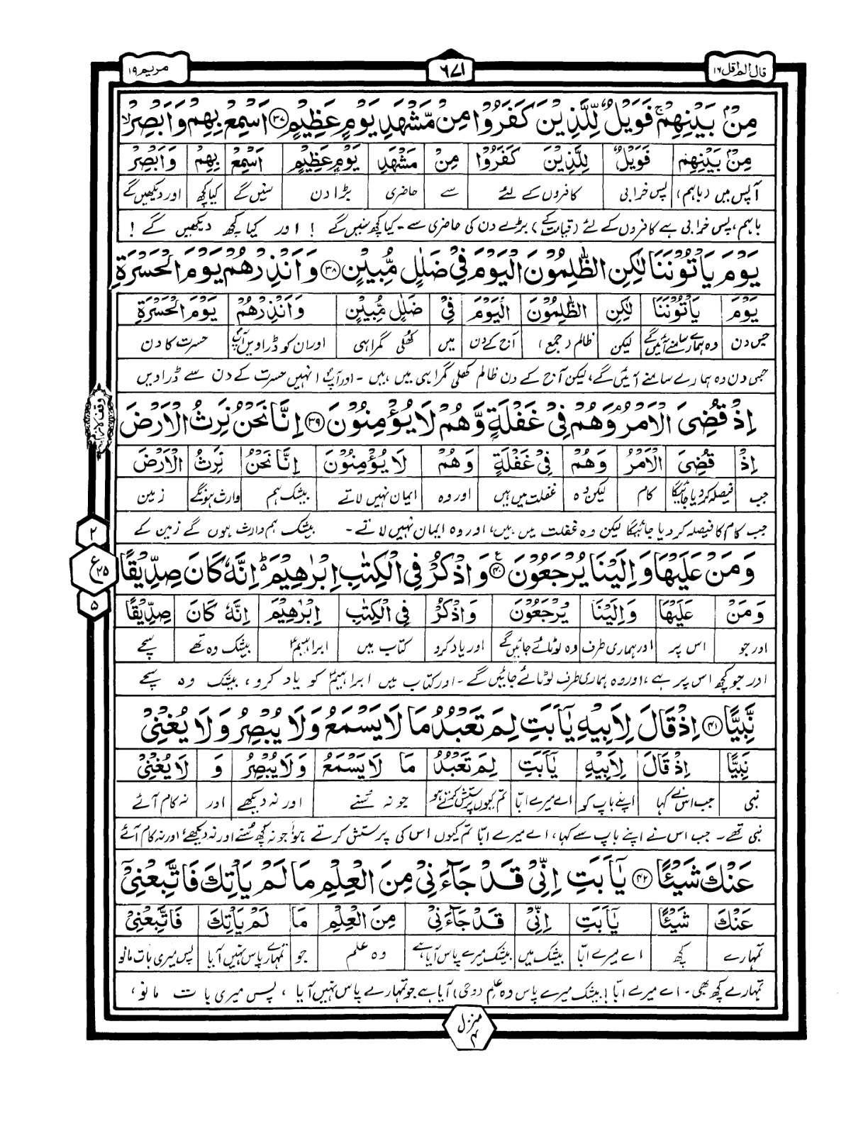 Quran Urdu Parah 16 Page 13