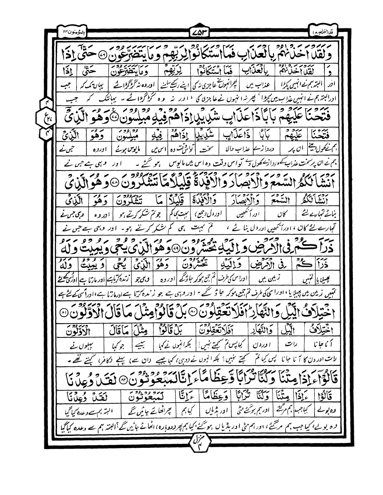 Quran Urdu Parah 18 Page 12