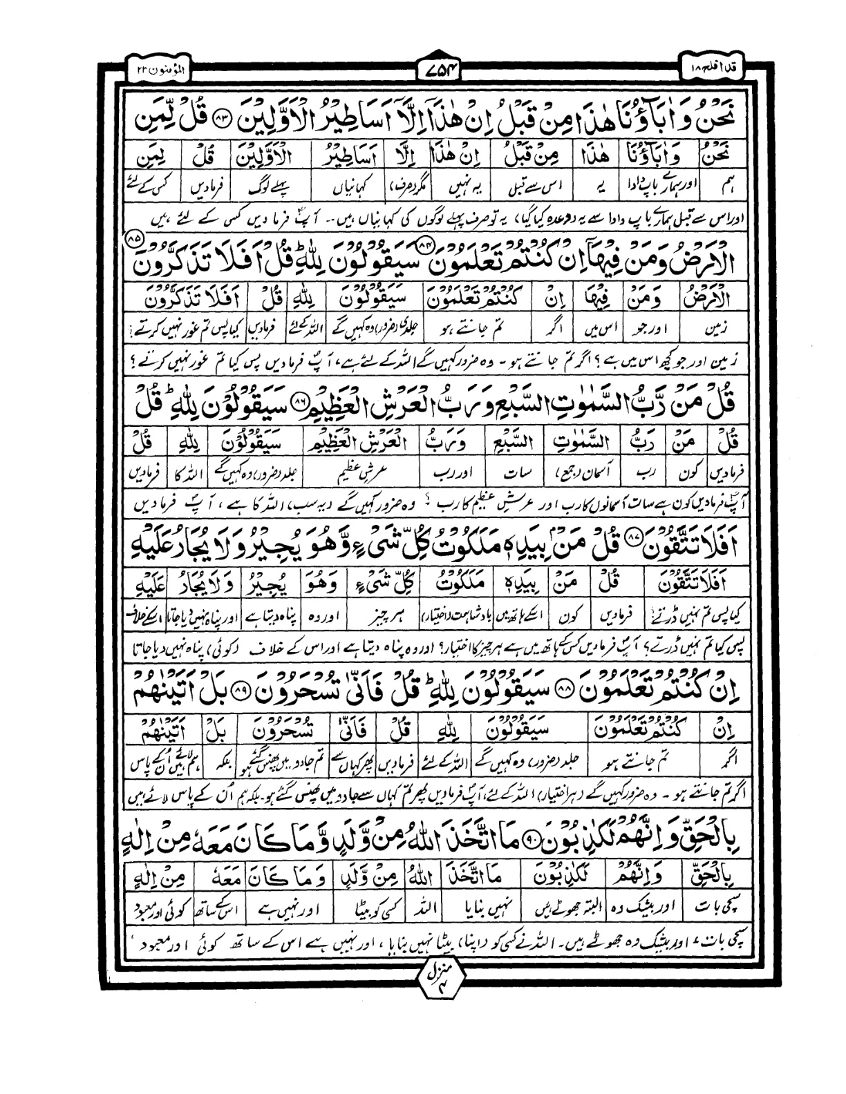 Quran Urdu Parah 18 Page 13