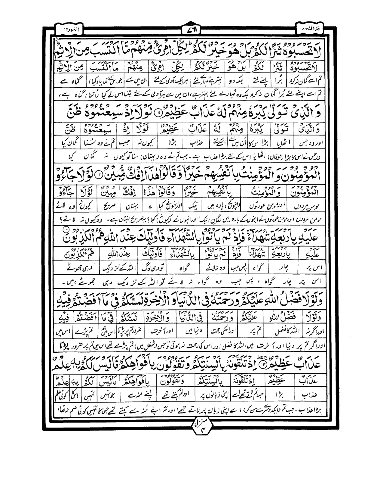 Quran Urdu Parah 18 Page 20