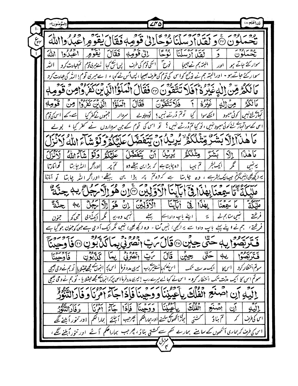 Quran Urdu Parah 18 Page 4