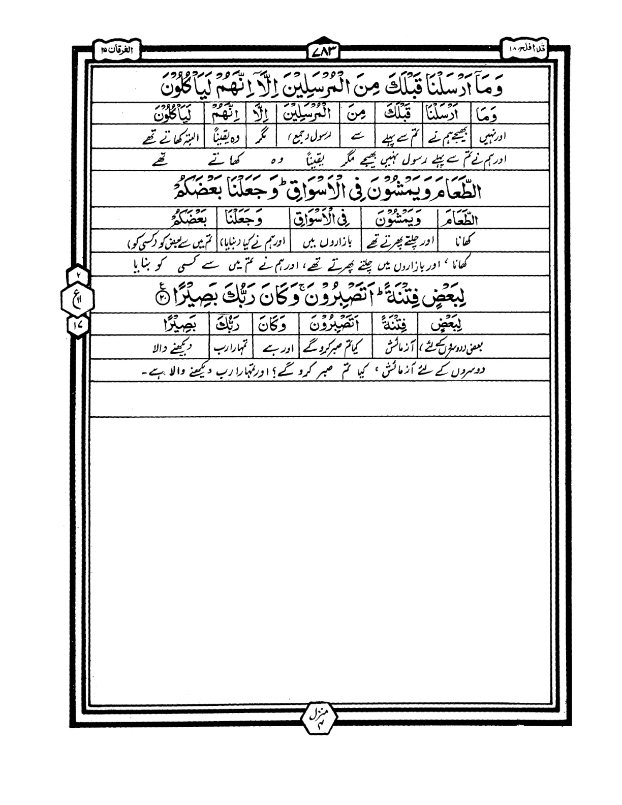 Quran Urdu Parah 18 Page 42