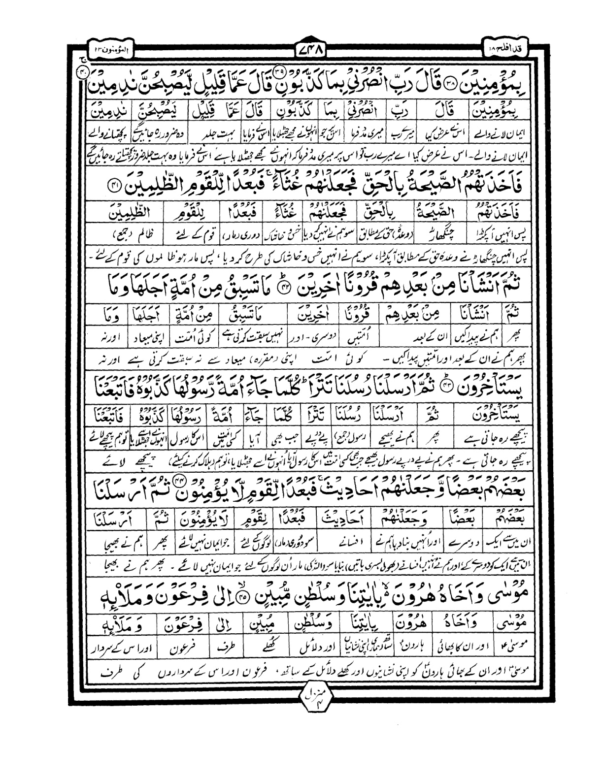 Quran Urdu Parah 18 Page 7