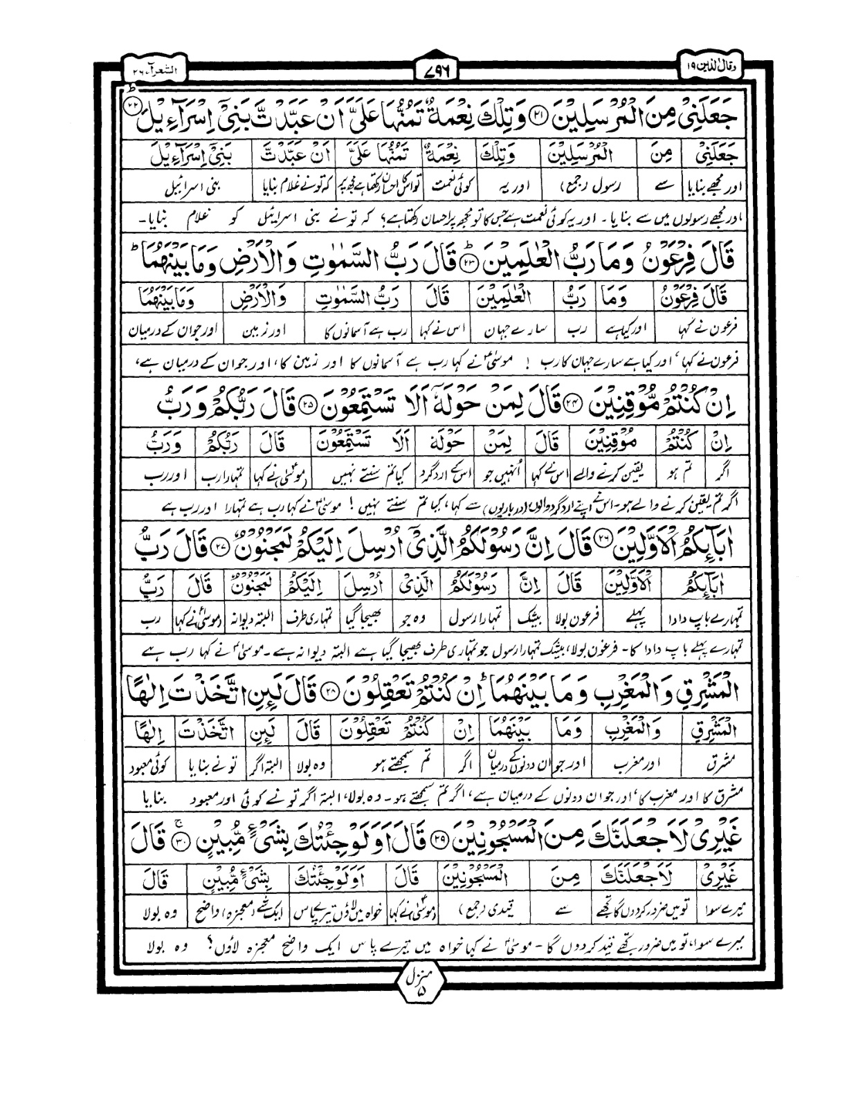 Quran Urdu Parah 19 Page 13
