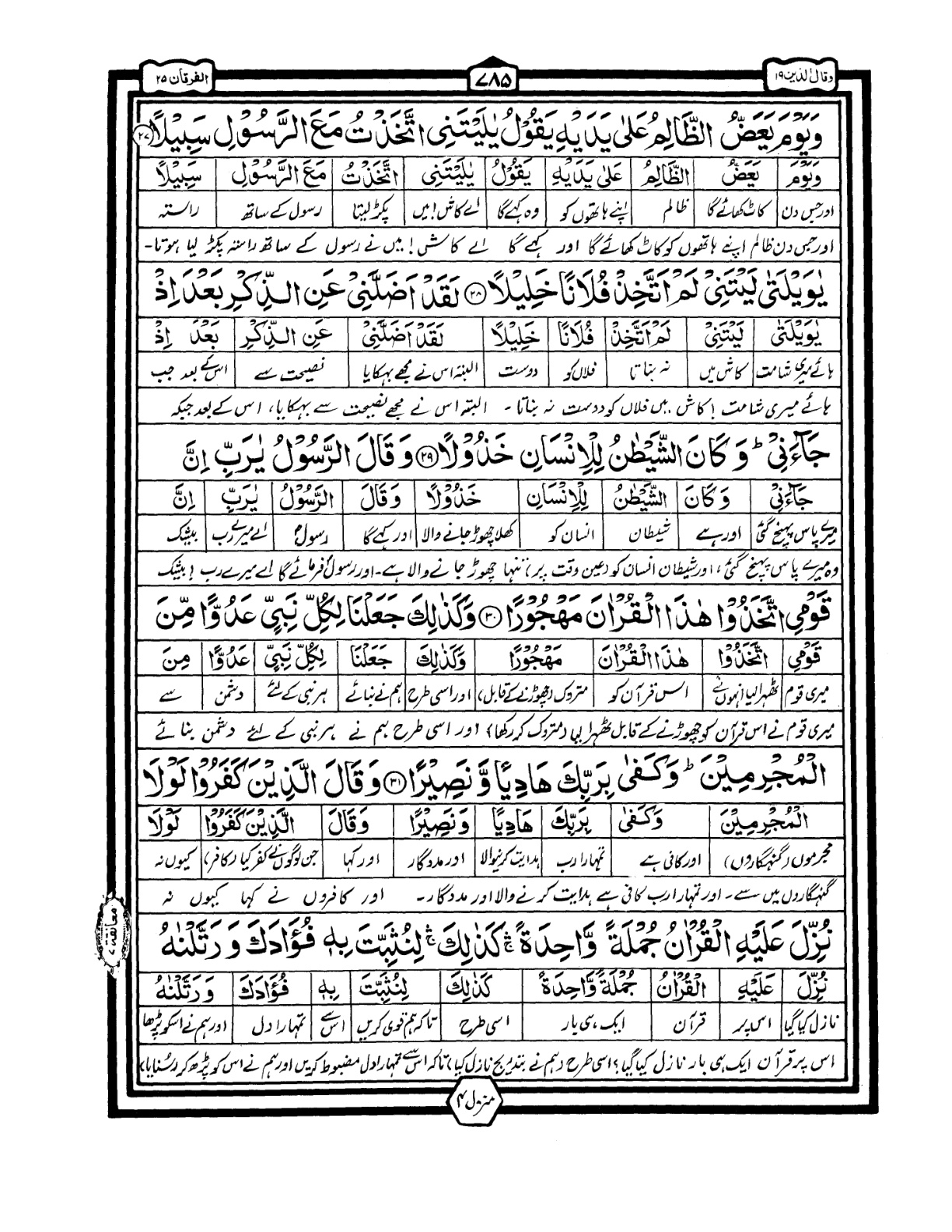 Quran Urdu Parah 19 Page 2