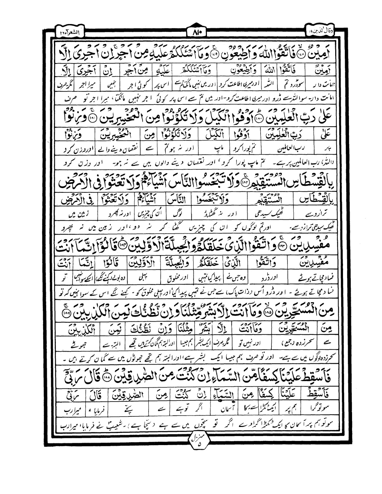 Quran Urdu Parah 19 Page 27