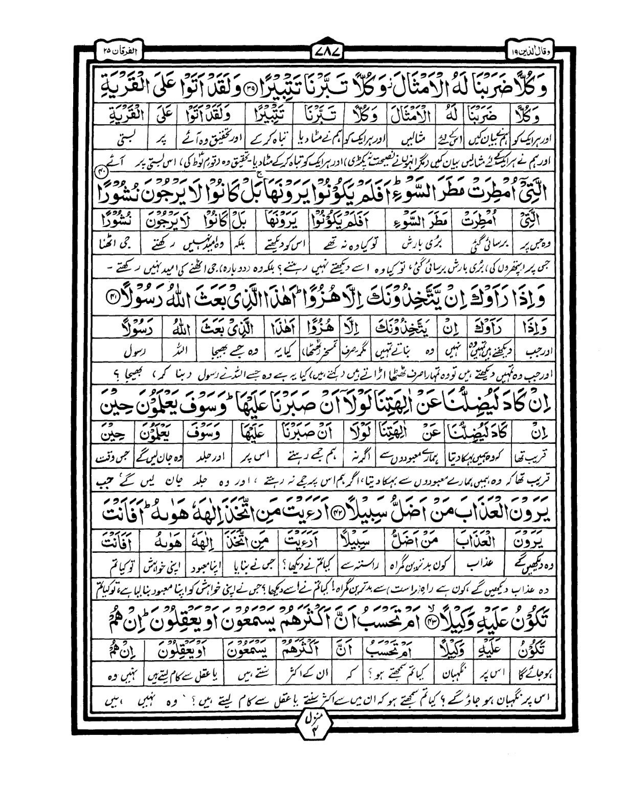 Quran Urdu Parah 19 Page 4