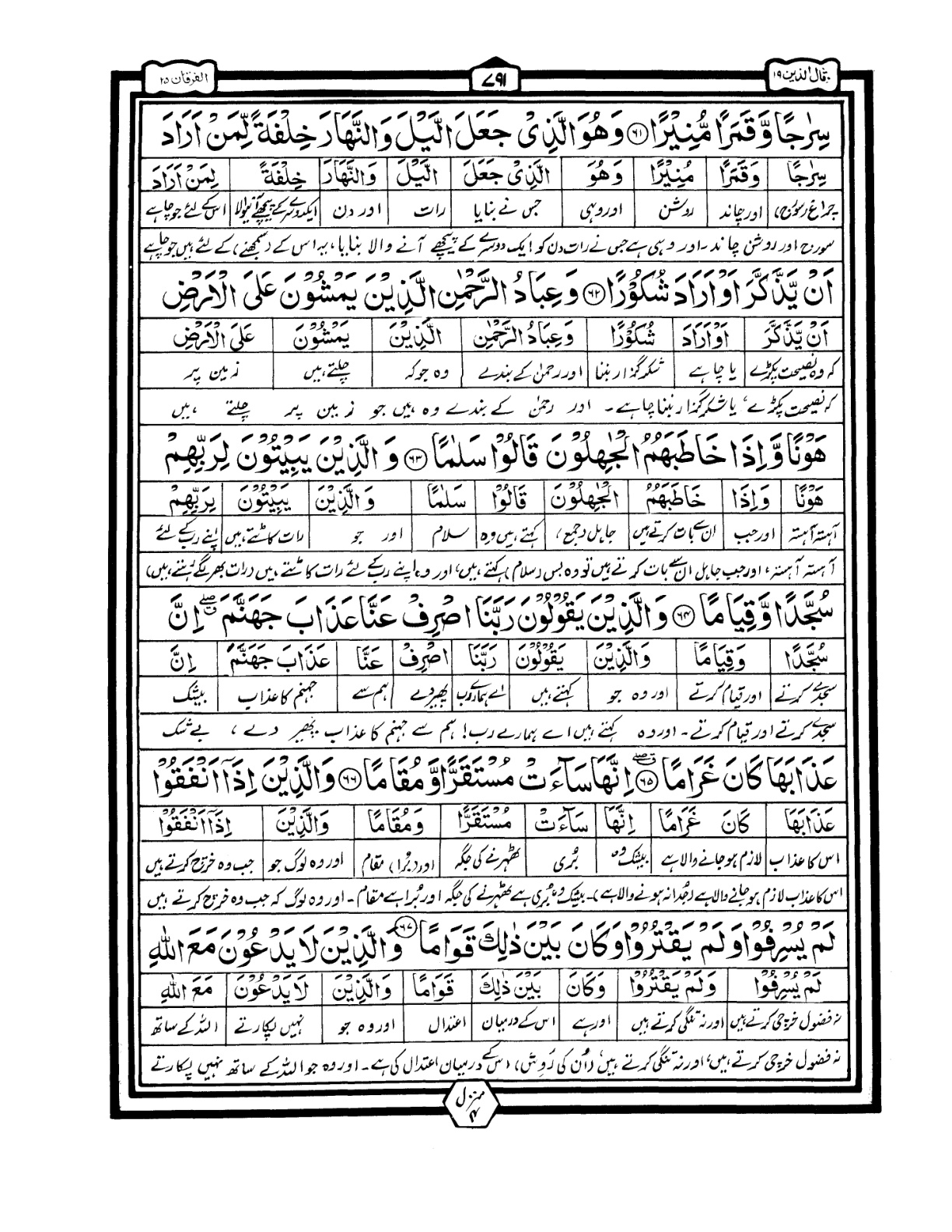 Quran Urdu Parah 19 Page 8