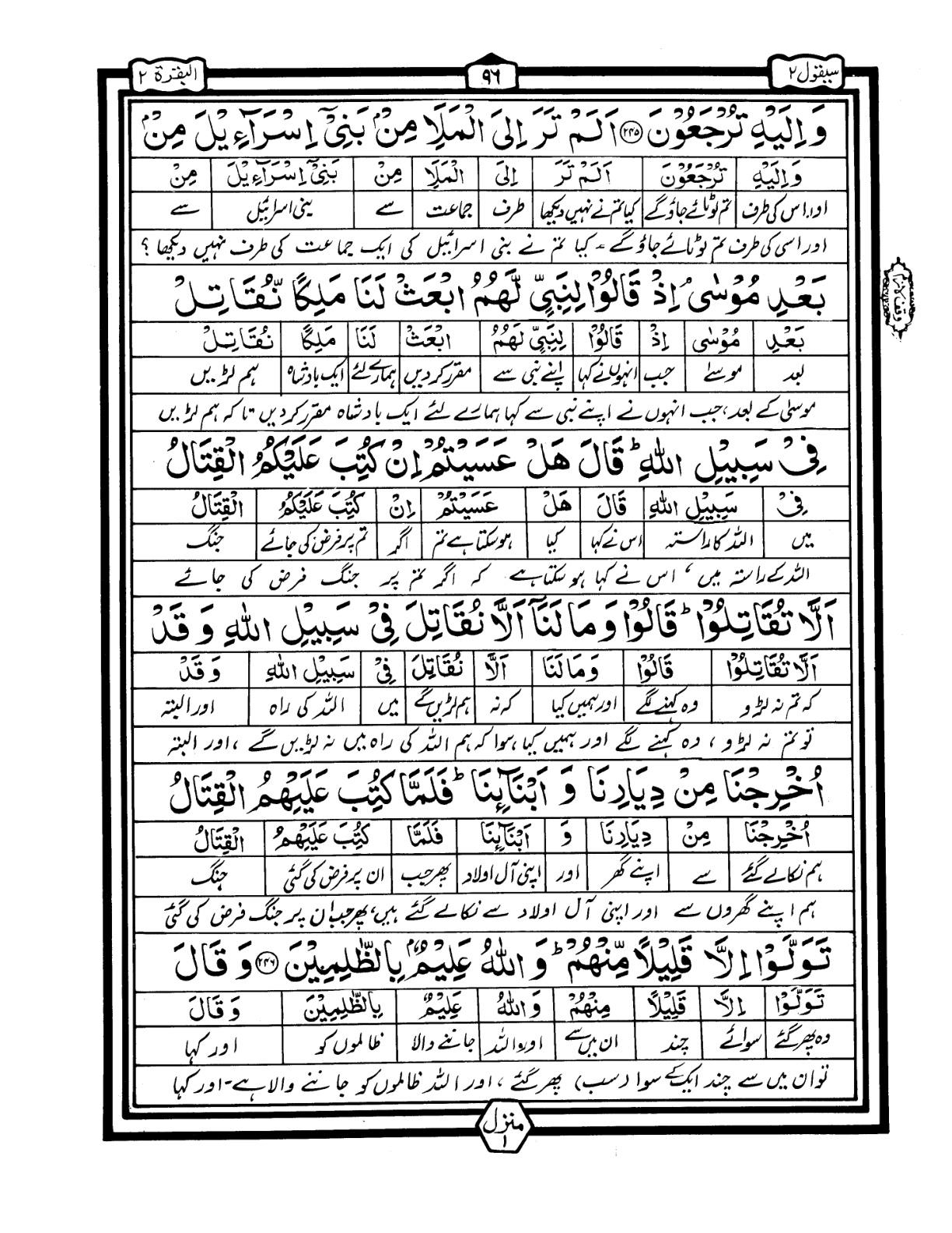Quran Urdu Parah 2 Page 44