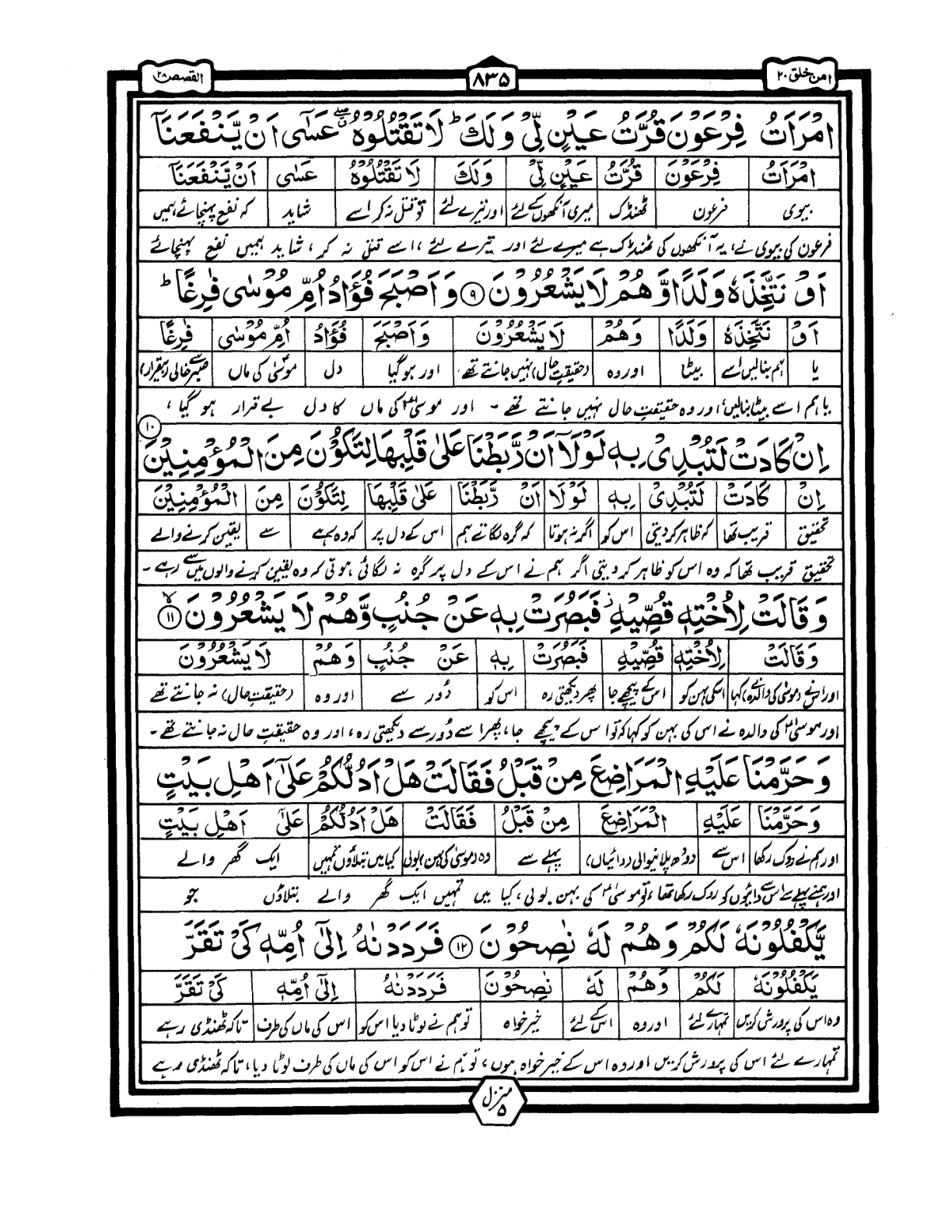 Quran Urdu Parah 20 Page 10