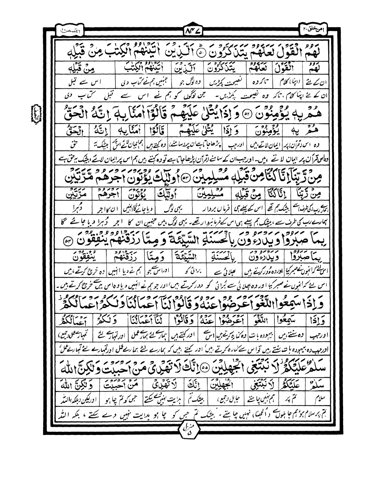 Quran Urdu Parah 20 Page 22