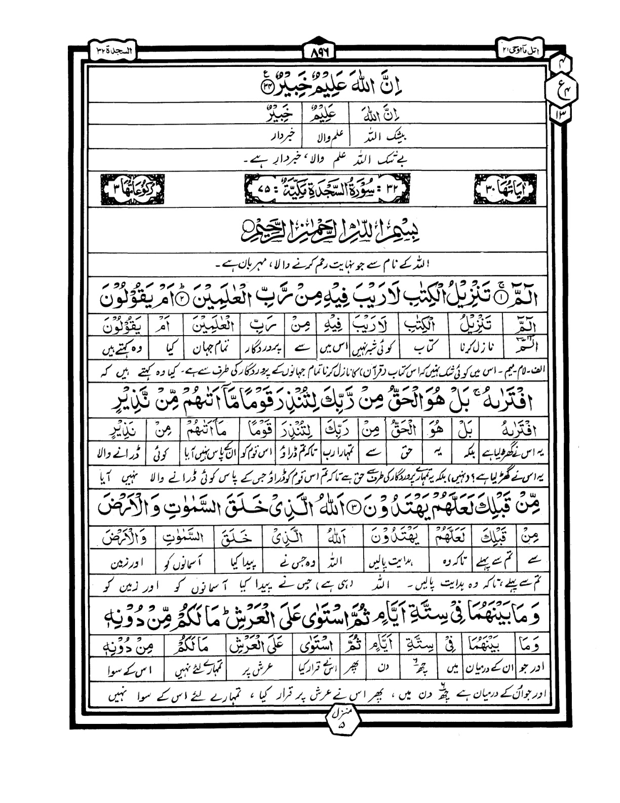 Quran Urdu Parah 21 Page 29