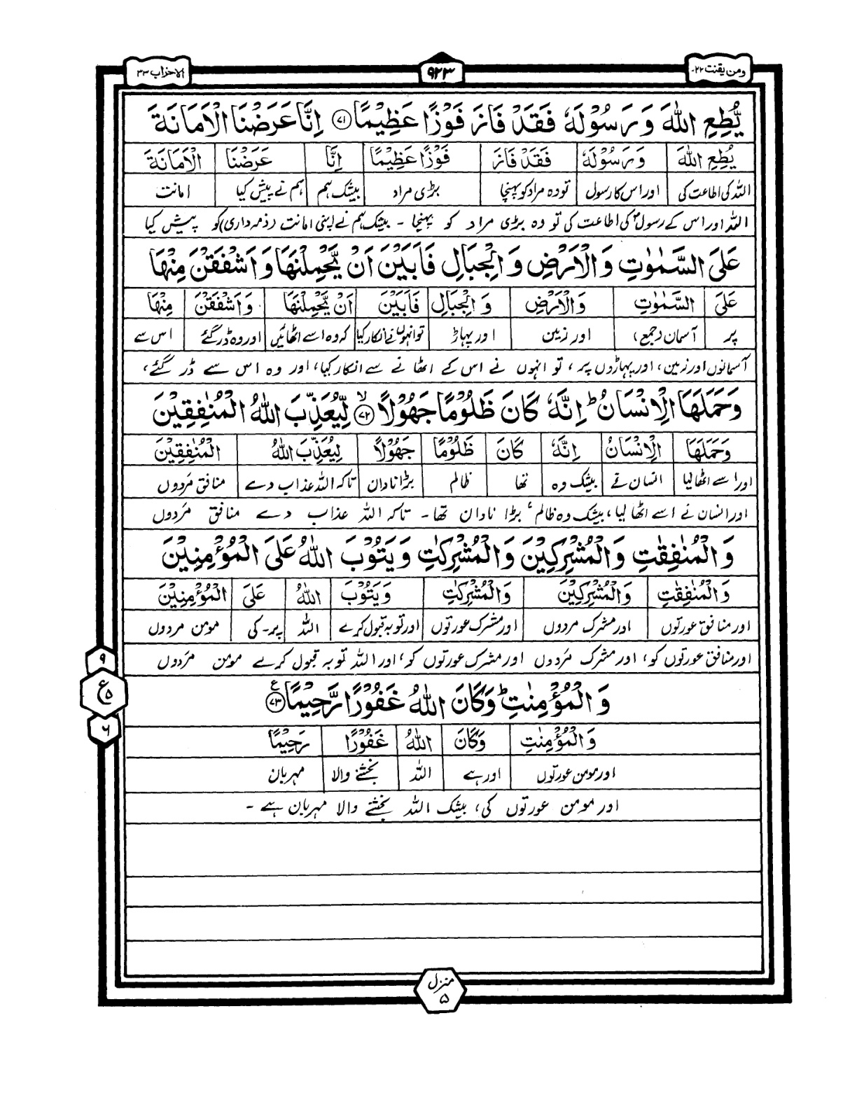Quran Urdu Parah 22 Page 13