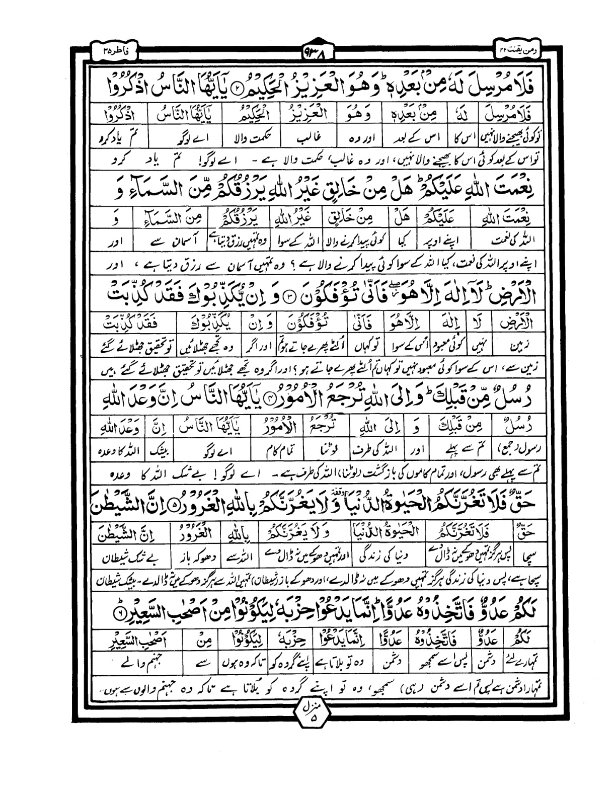 Quran Urdu Parah 22 Page 28