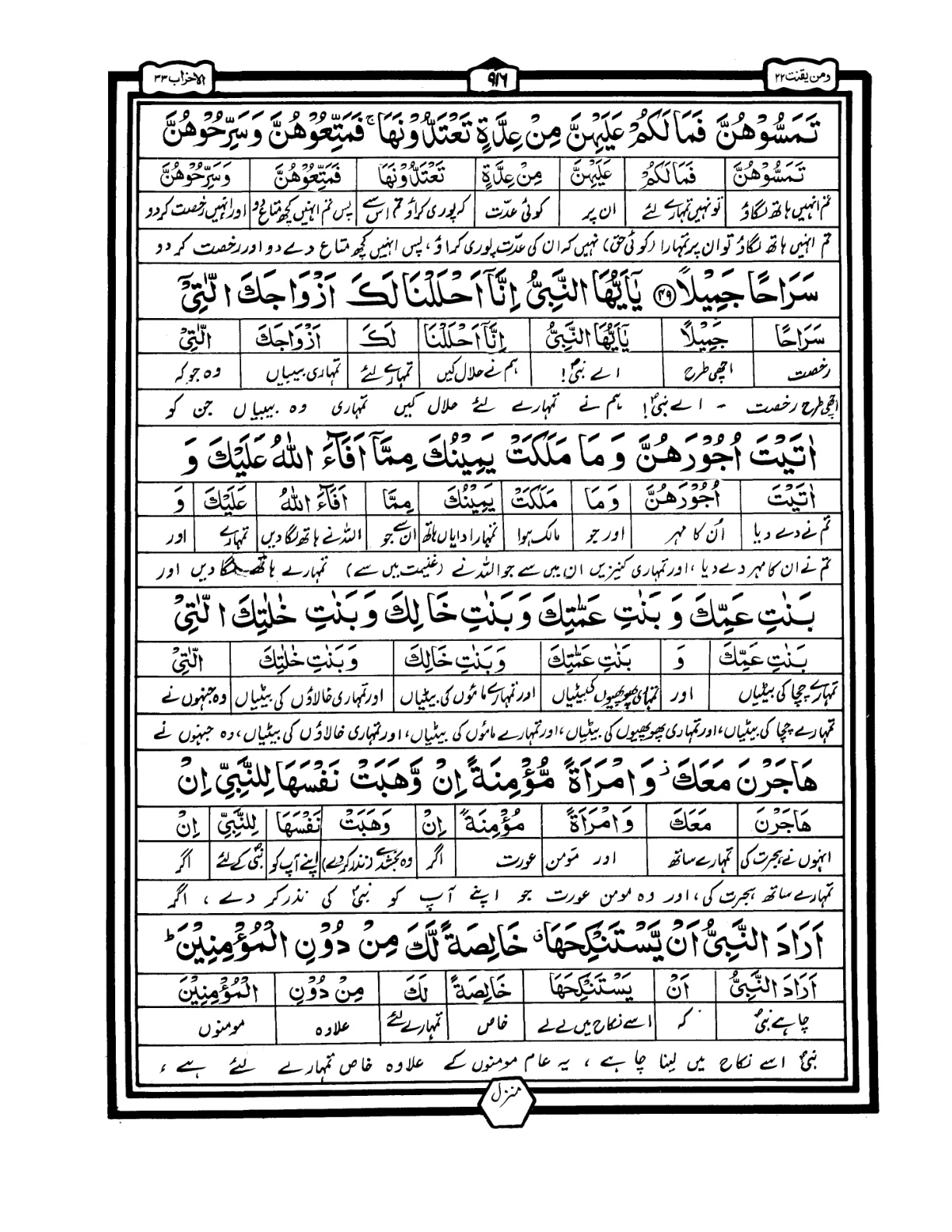 Quran Urdu Parah 22 Page 6