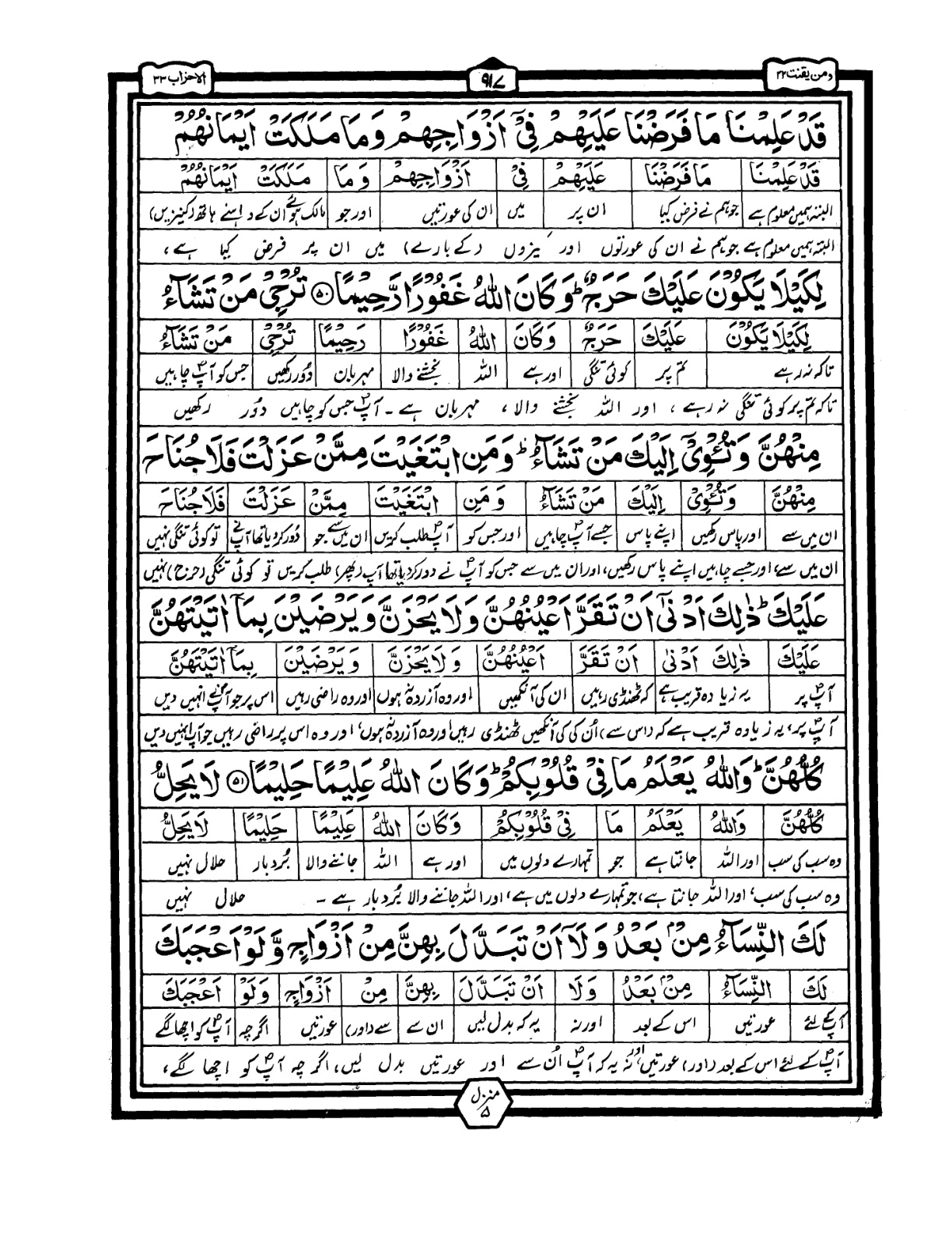Quran Urdu Parah 22 Page 7