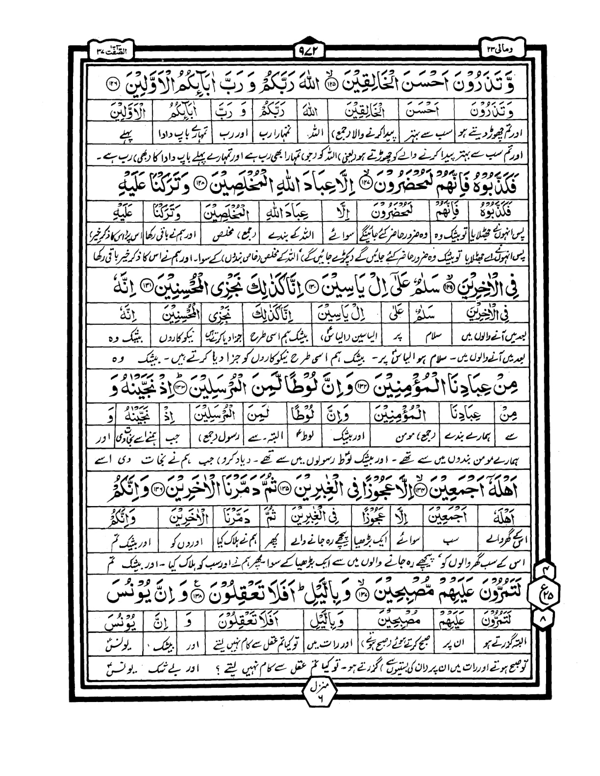 Quran Urdu Parah 23 Page 20
