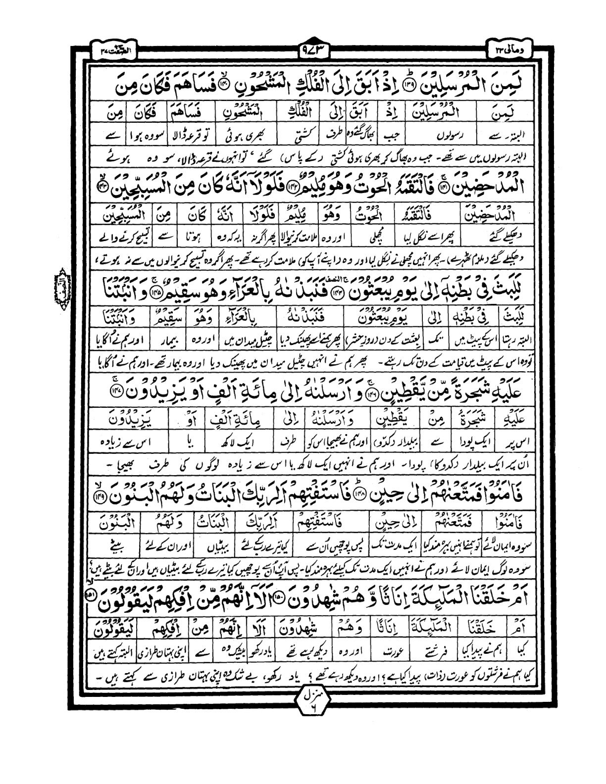 Quran Urdu Parah 23 Page 21