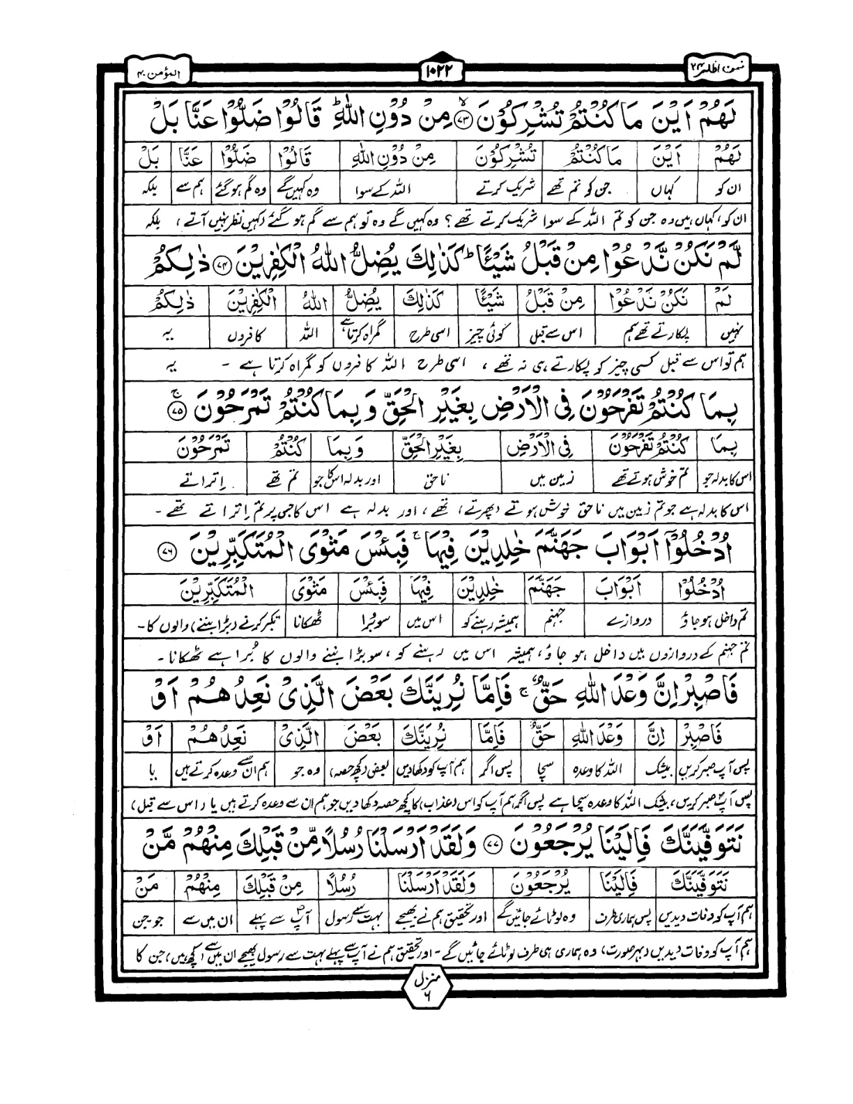 Quran Urdu Parah 24 Page 28