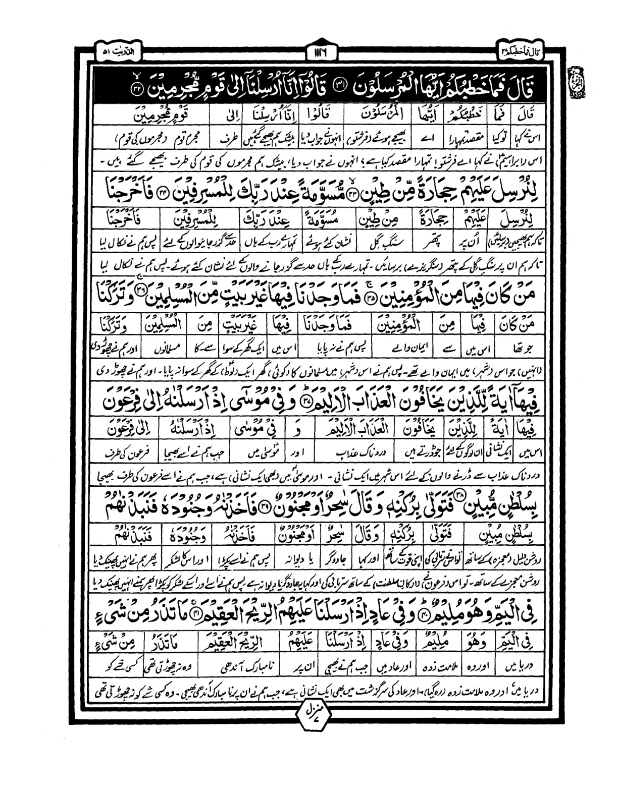 Quran Urdu Parah 27 Page 1