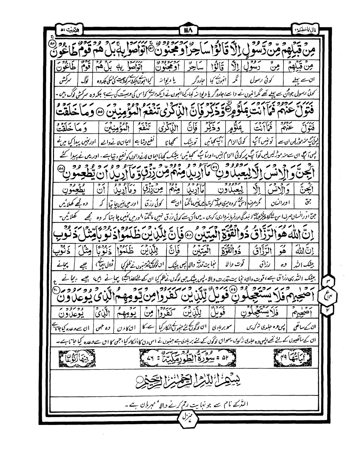 Quran Urdu Parah 27 Page 3