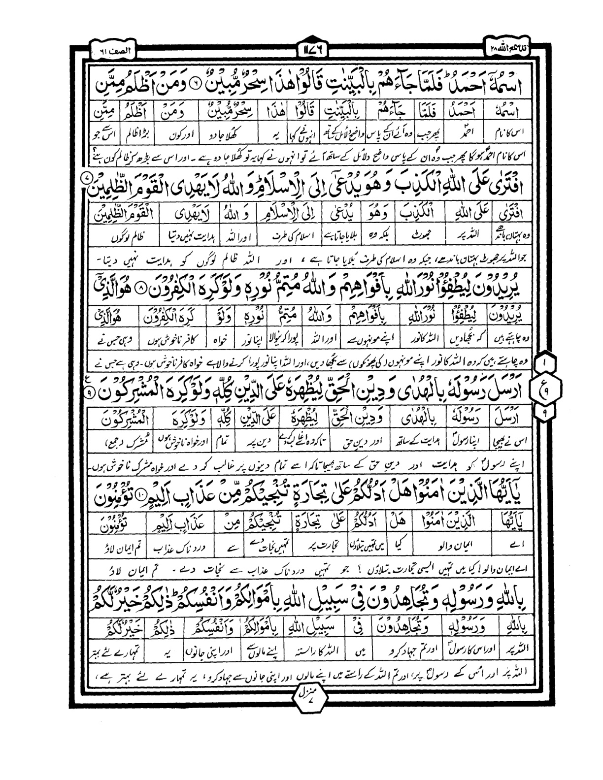 Quran Urdu Parah 28 Page 21